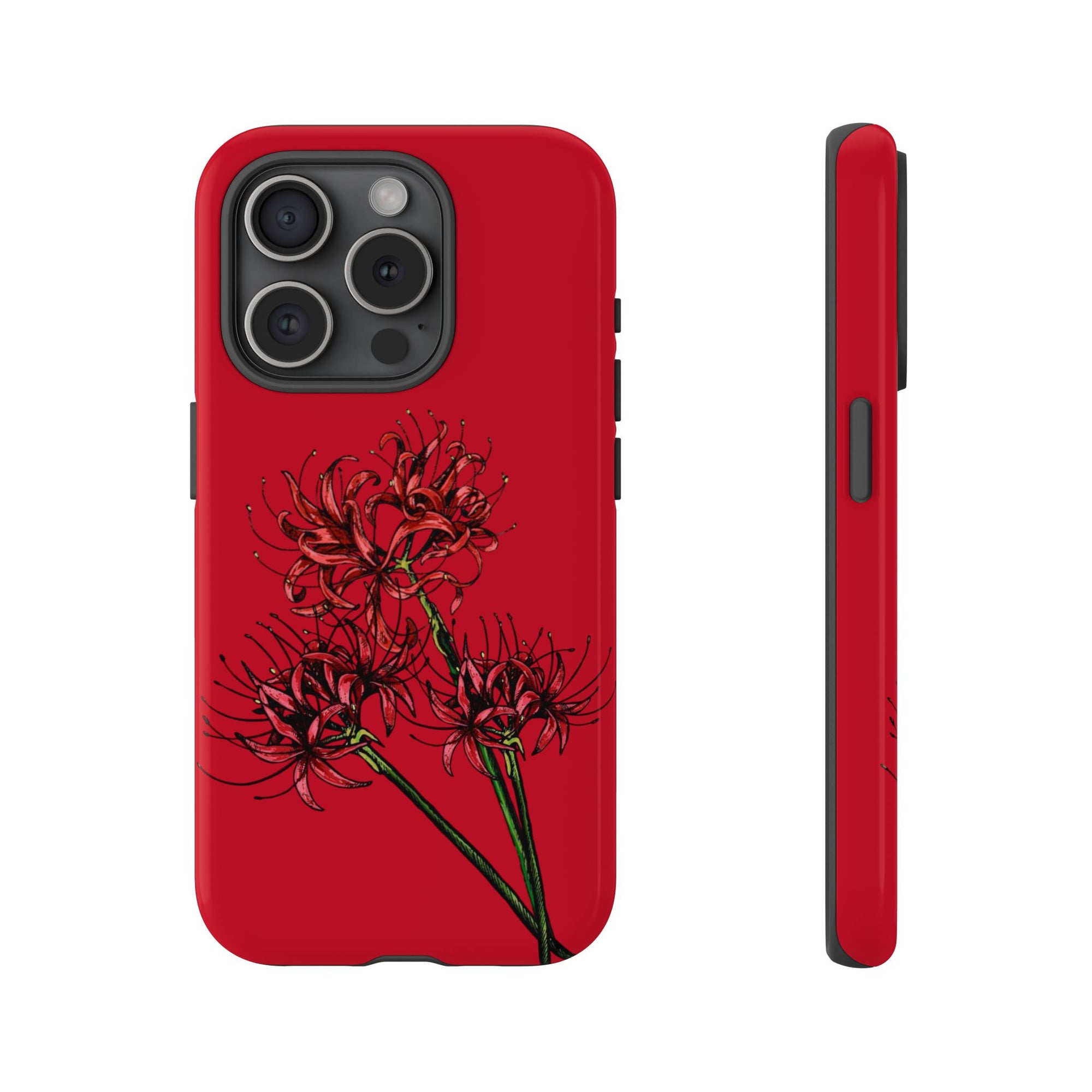 Floral Phone Case, Cute Durable Case for Plants Lovers, Stylish Tech Accessories, Gift for Her, Autumn Decor