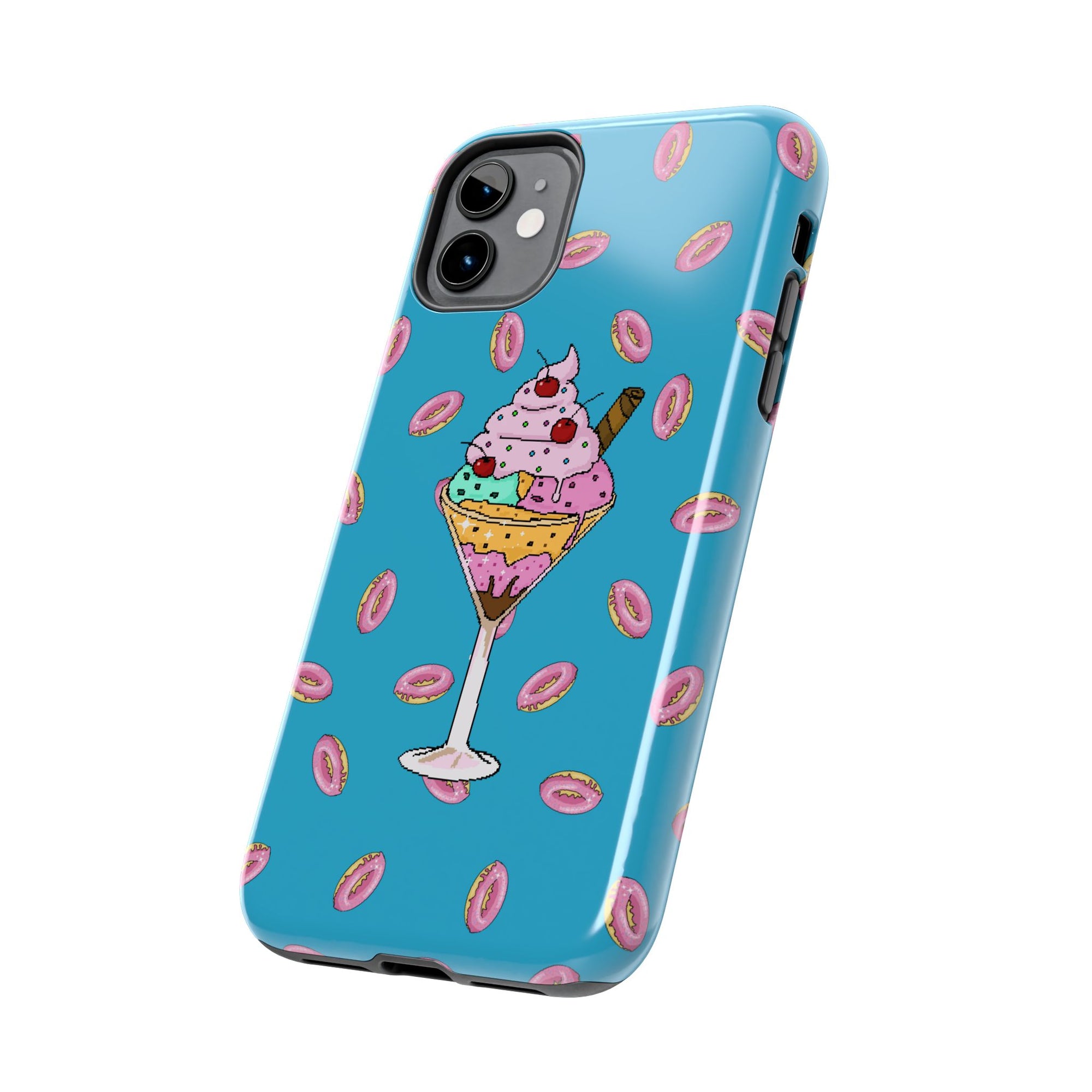 Cute Dessert Phone Cases, Fun iPhone Covers, Quirky Phone Accessories, Donut Lovers Gift, Ice Cream Phone Protector