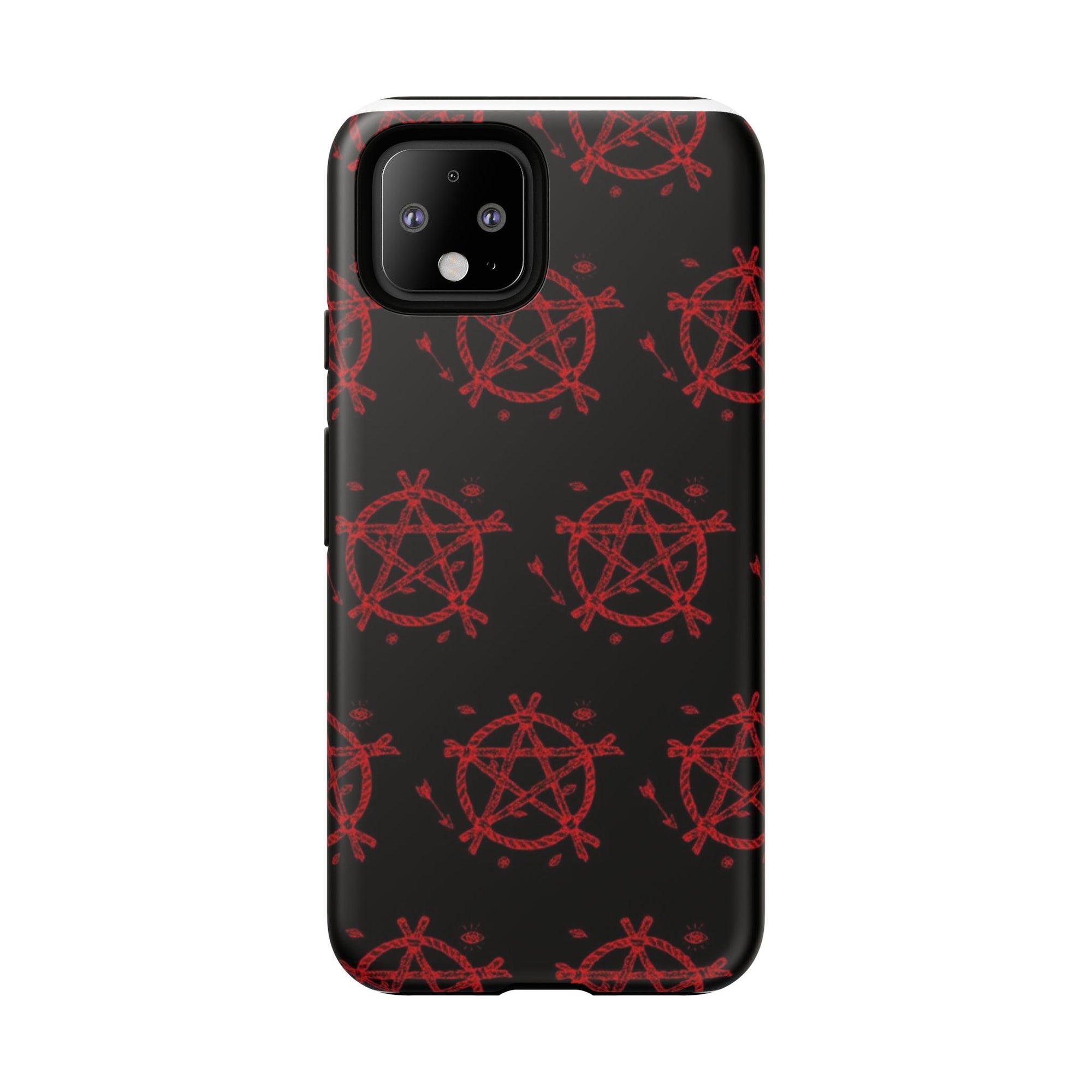 Anarchist iPhone Case, Tough Phone Cover, Punk Style Accessory, Unique Gift for Rebels, Goth Aesthetic Phone Case