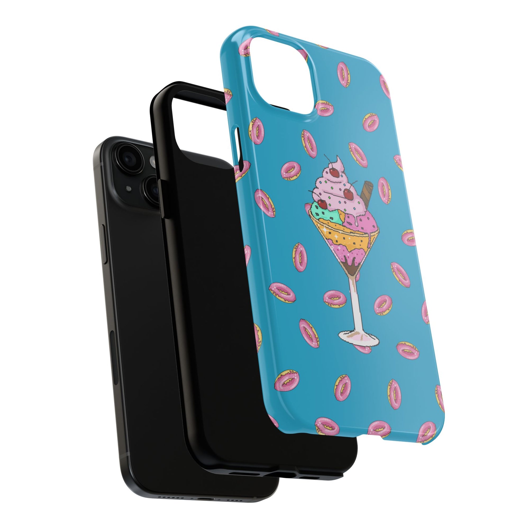 Cute Dessert Phone Cases, Fun iPhone Covers, Quirky Phone Accessories, Donut Lovers Gift, Ice Cream Phone Protector