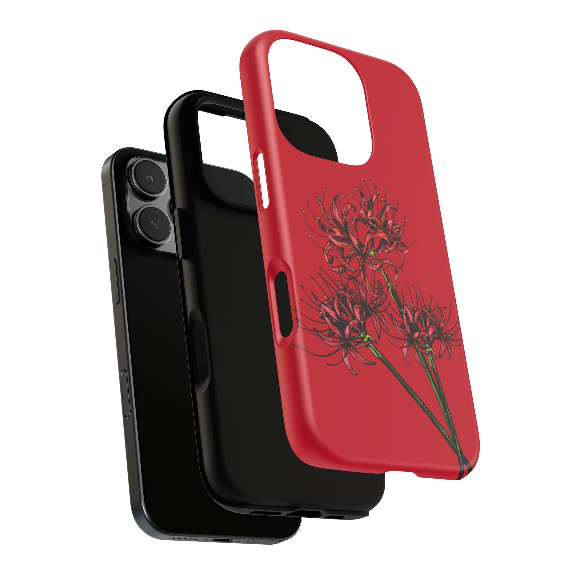 Floral Phone Case, Cute Durable Case for Plants Lovers, Stylish Tech Accessories, Gift for Her, Autumn Decor