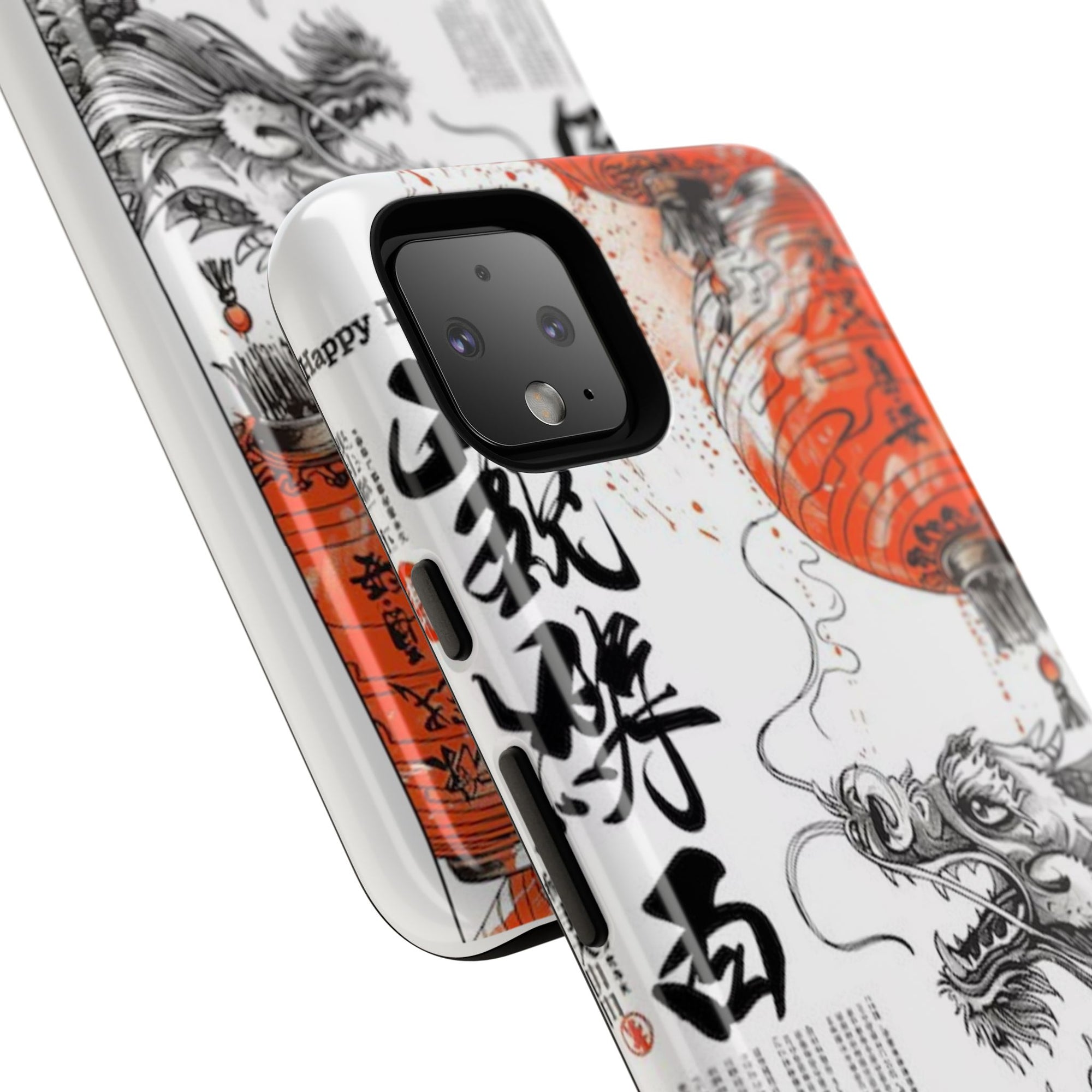 Dragon Design Phone Case, Tough Cases with Chinese Art for Unique Style, Gift for Art Lovers, Phone Protection, Trendy Accessories
