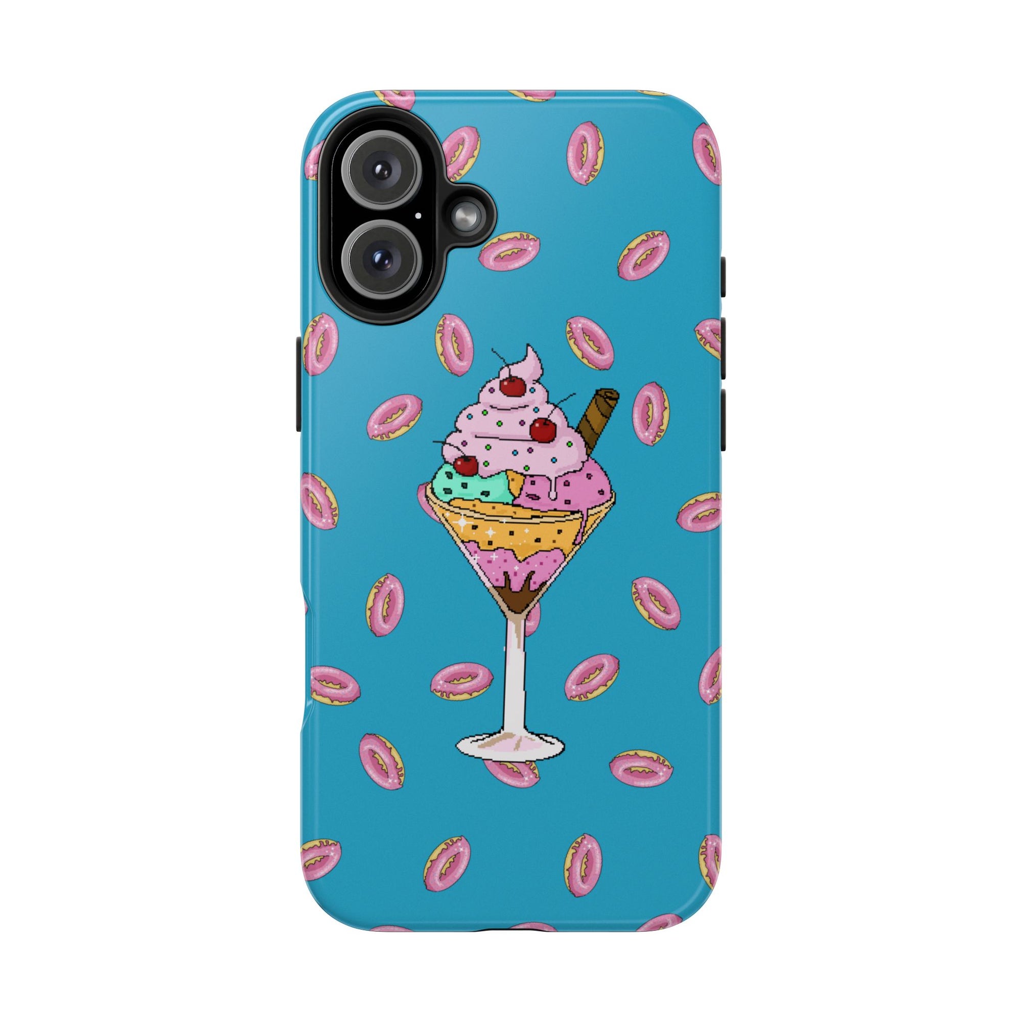 Cute Dessert Phone Cases, Fun iPhone Covers, Quirky Phone Accessories, Donut Lovers Gift, Ice Cream Phone Protector