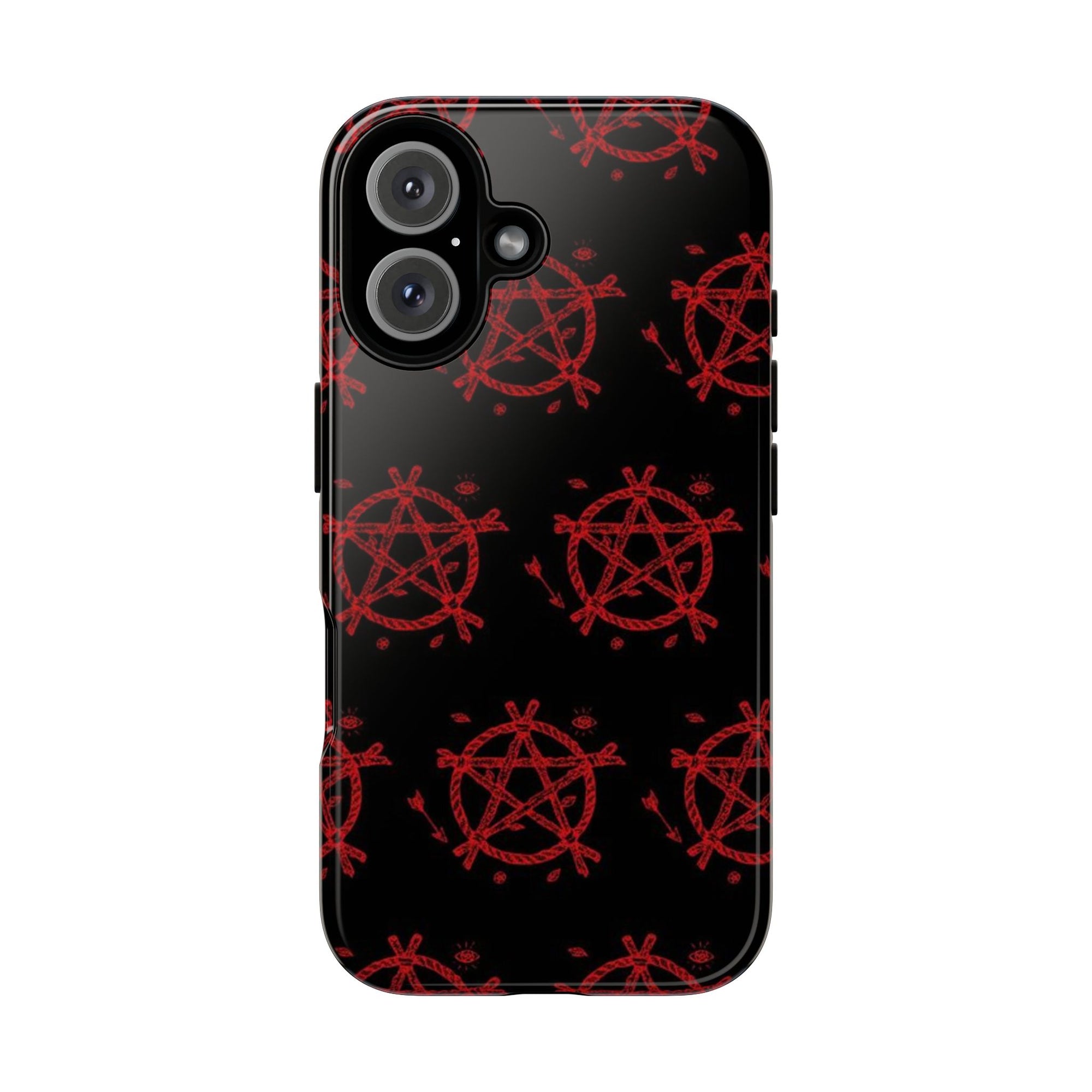 Anarchist iPhone Case, Tough Phone Cover, Punk Style Accessory, Unique Gift for Rebels, Goth Aesthetic Phone Case