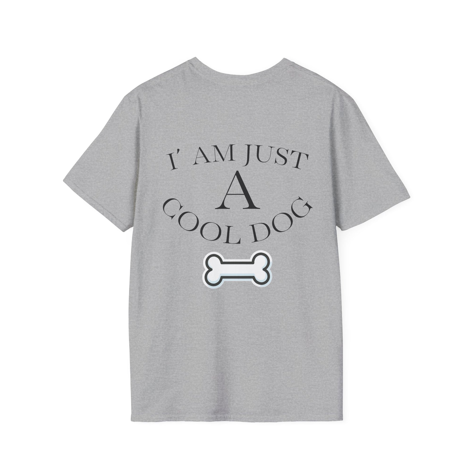 Cool Dog Graphic Tee | Unisex Softstyle T-Shirt, Funny Pet Lover Gift, Dog Dad Shirt, Casual Wear, Gift for Animal Lovers