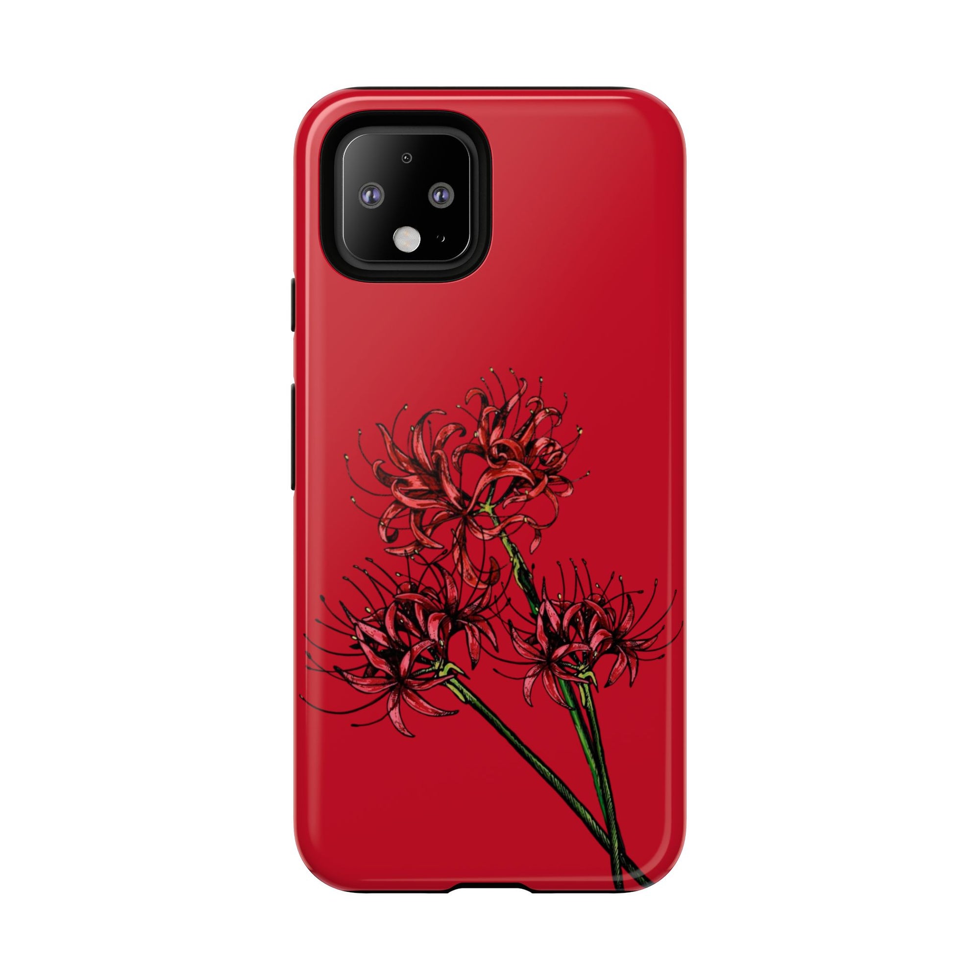 Floral Phone Case, Cute Durable Case for Plants Lovers, Stylish Tech Accessories, Gift for Her, Autumn Decor