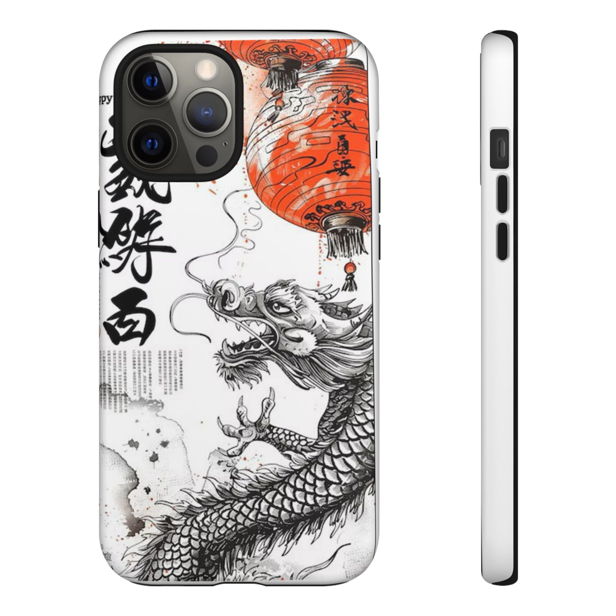 Dragon Design Phone Case, Tough Cases with Chinese Art for Unique Style, Gift for Art Lovers, Phone Protection, Trendy Accessories