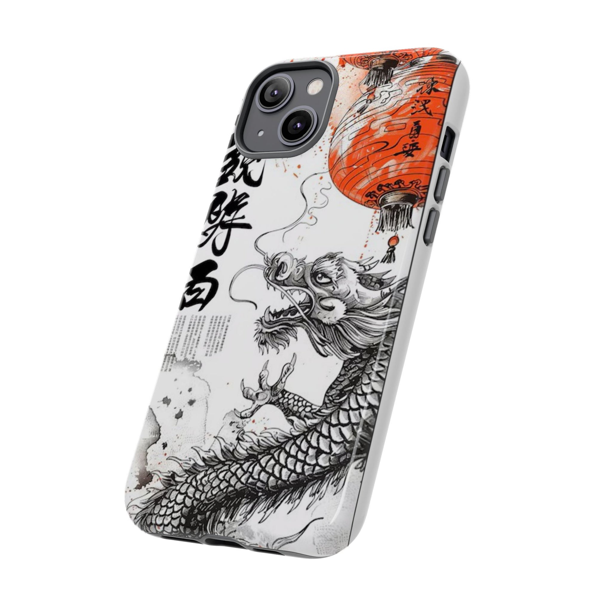 Dragon Design Phone Case, Tough Cases with Chinese Art for Unique Style, Gift for Art Lovers, Phone Protection, Trendy Accessories