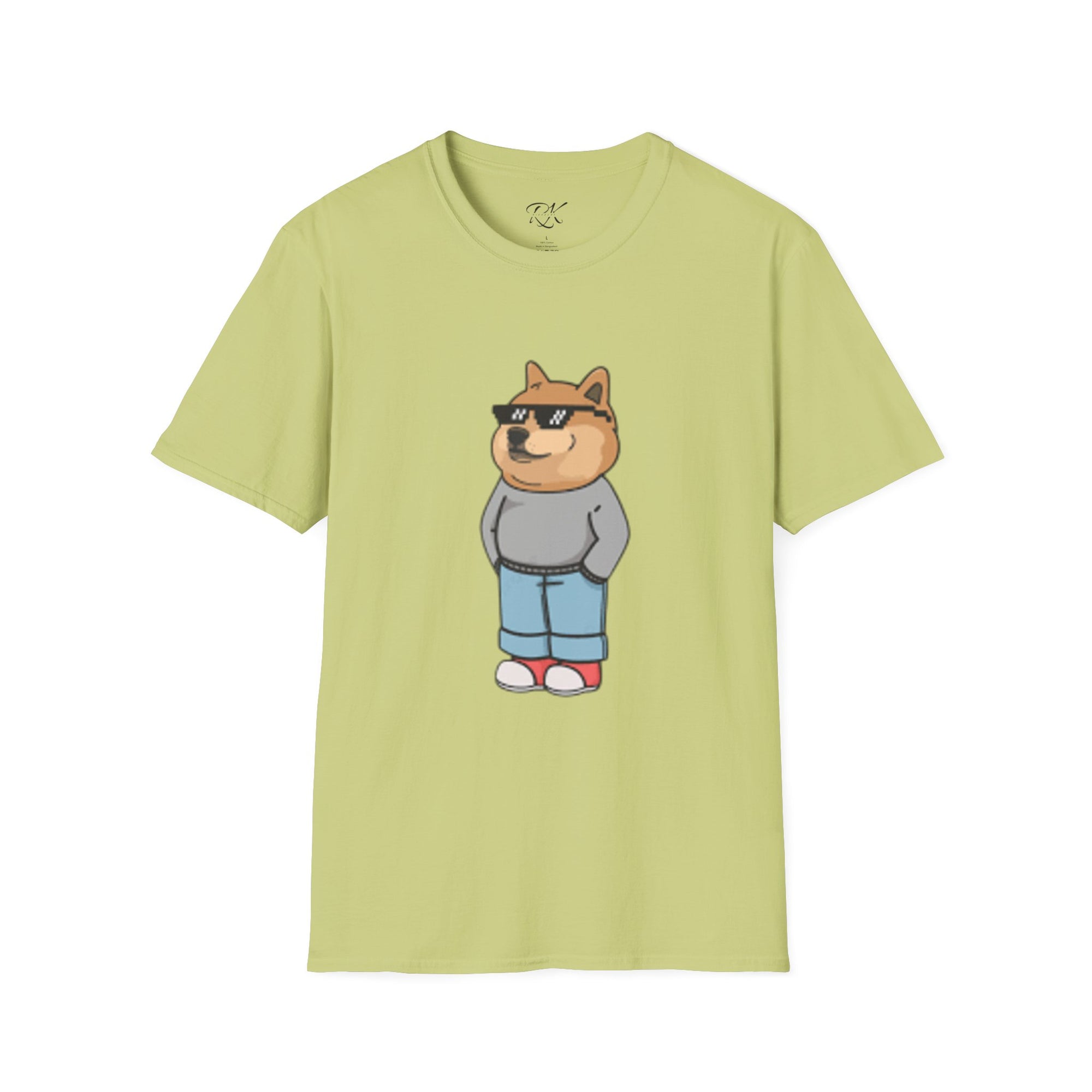 Cool Dog Graphic Tee | Unisex Softstyle T-Shirt, Funny Pet Lover Gift, Dog Dad Shirt, Casual Wear, Gift for Animal Lovers