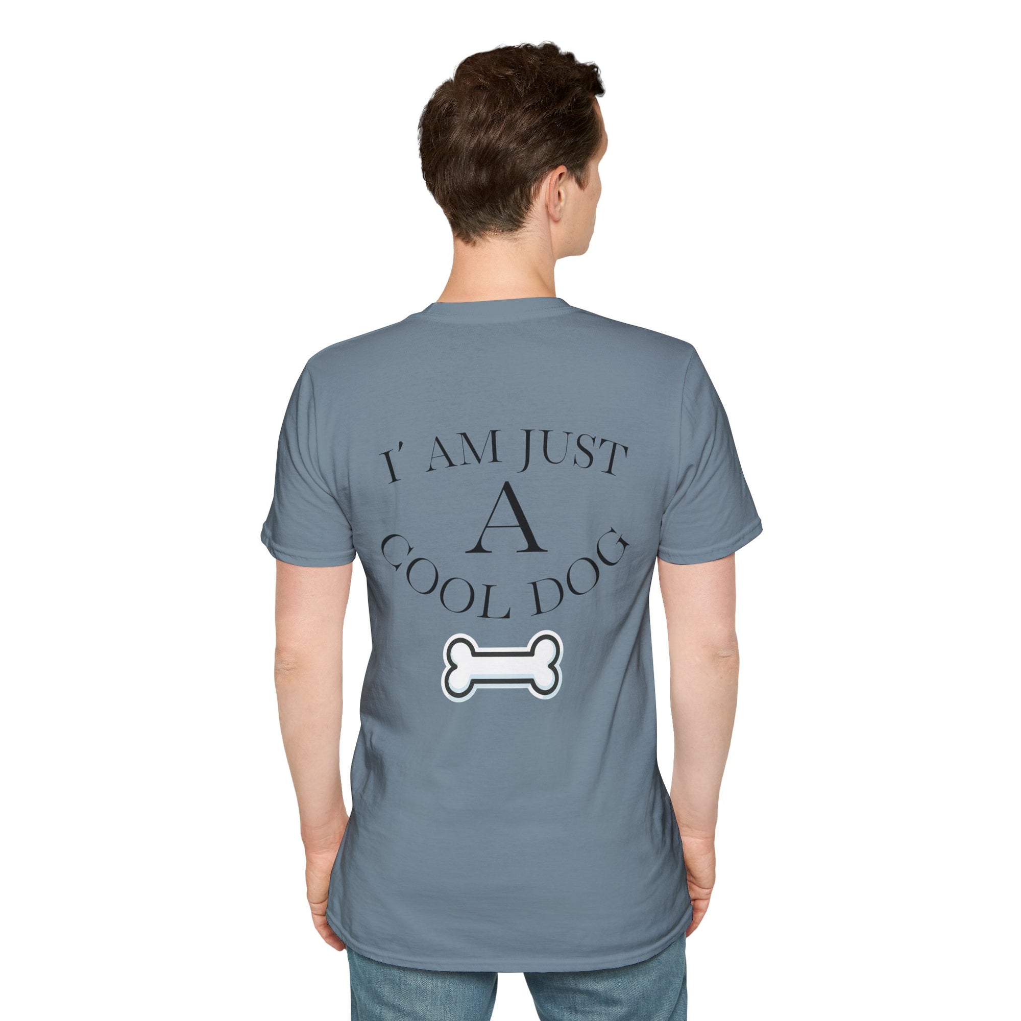 Cool Dog Graphic Tee | Unisex Softstyle T-Shirt, Funny Pet Lover Gift, Dog Dad Shirt, Casual Wear, Gift for Animal Lovers