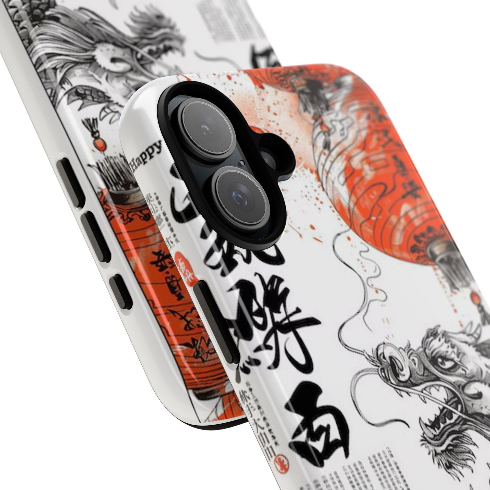 Dragon Design Phone Case, Tough Cases with Chinese Art for Unique Style, Gift for Art Lovers, Phone Protection, Trendy Accessories