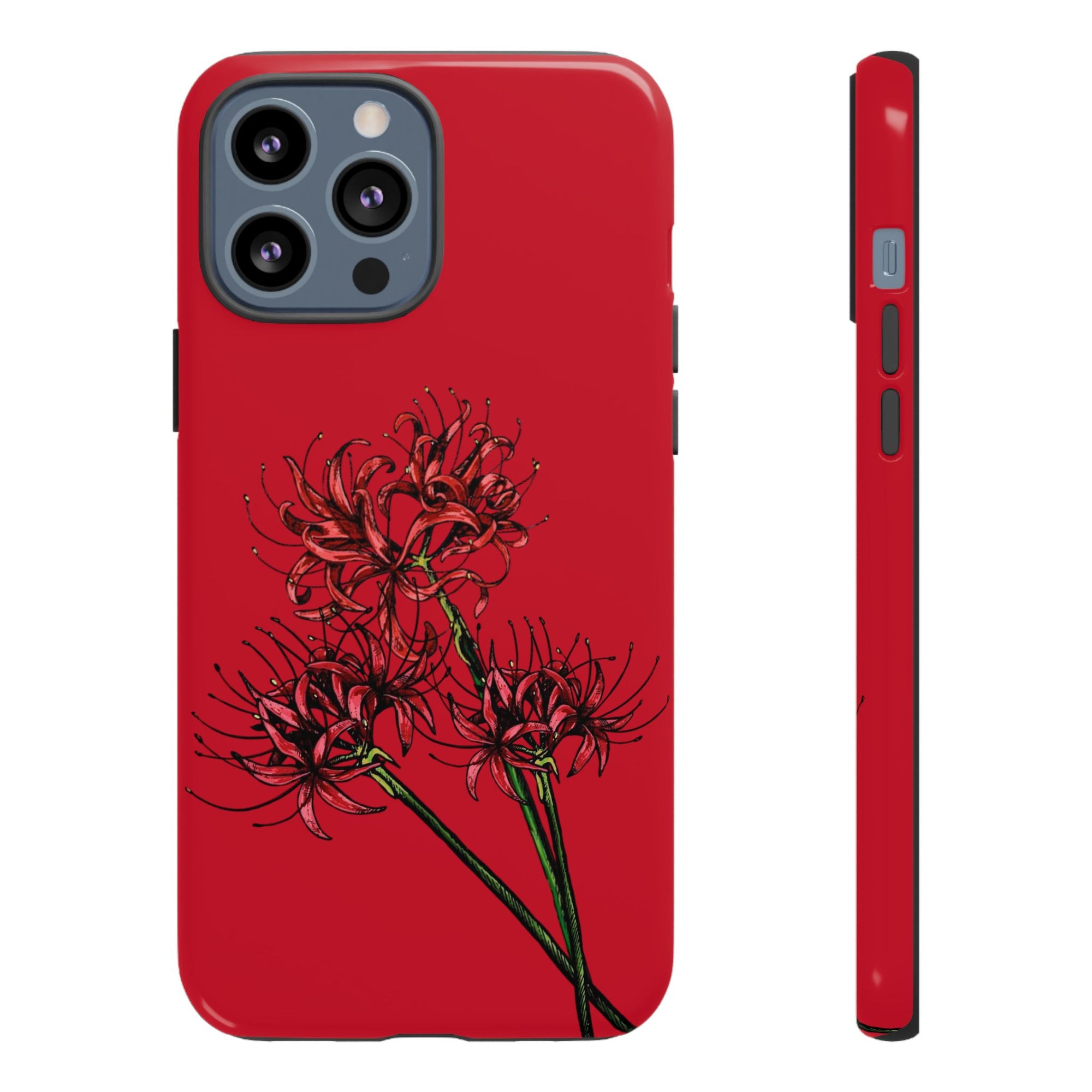 Floral Phone Case, Cute Durable Case for Plants Lovers, Stylish Tech Accessories, Gift for Her, Autumn Decor