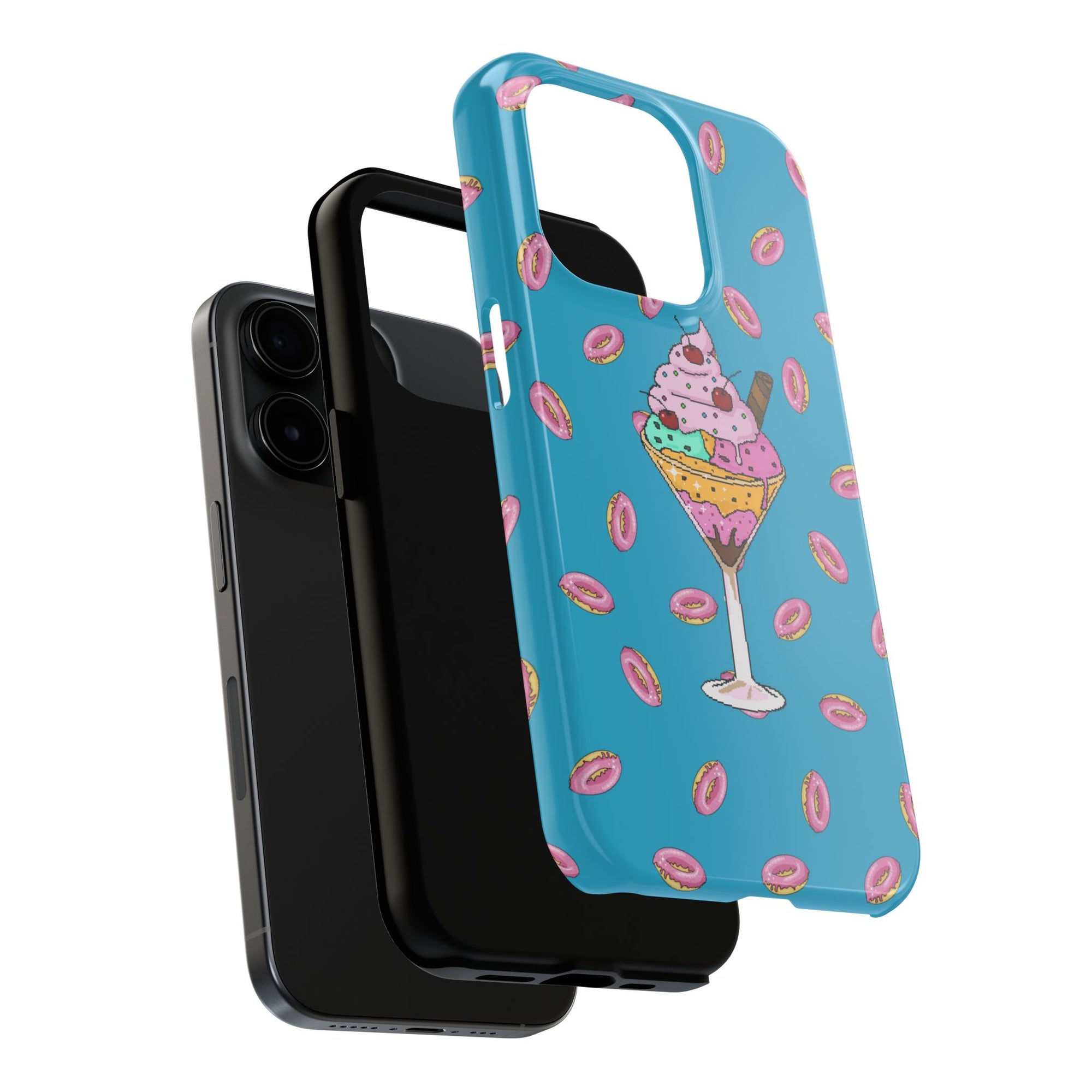 Cute Dessert Phone Cases, Fun iPhone Covers, Quirky Phone Accessories, Donut Lovers Gift, Ice Cream Phone Protector