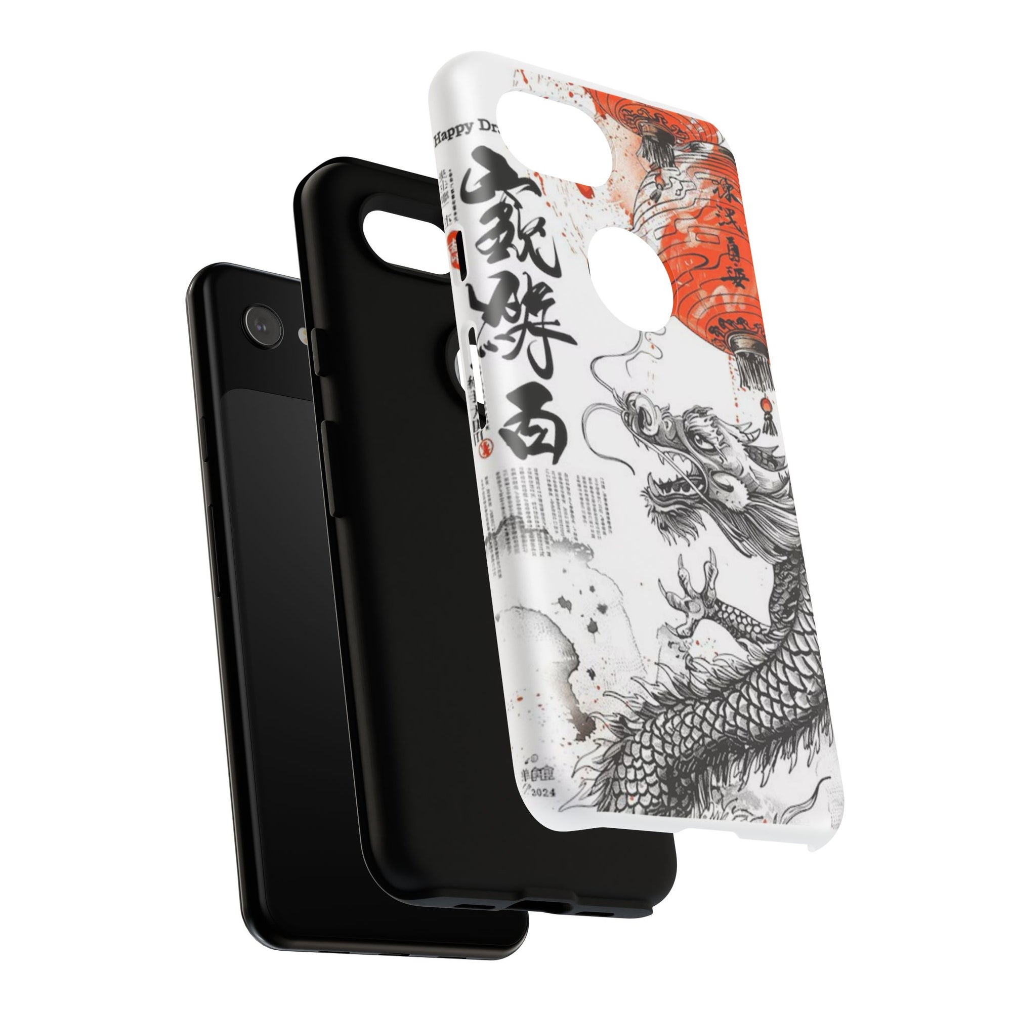 Dragon Design Phone Case, Tough Cases with Chinese Art for Unique Style, Gift for Art Lovers, Phone Protection, Trendy Accessories