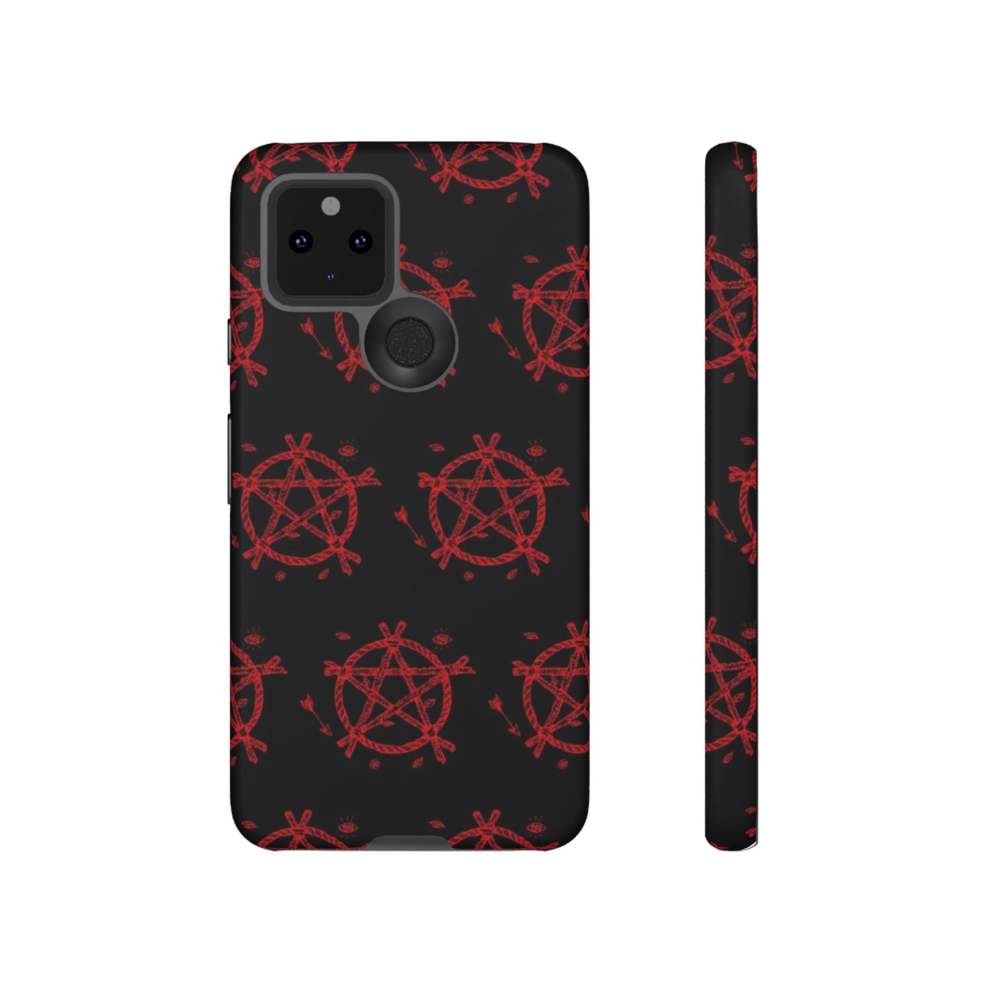 Anarchist iPhone Case, Tough Phone Cover, Punk Style Accessory, Unique Gift for Rebels, Goth Aesthetic Phone Case