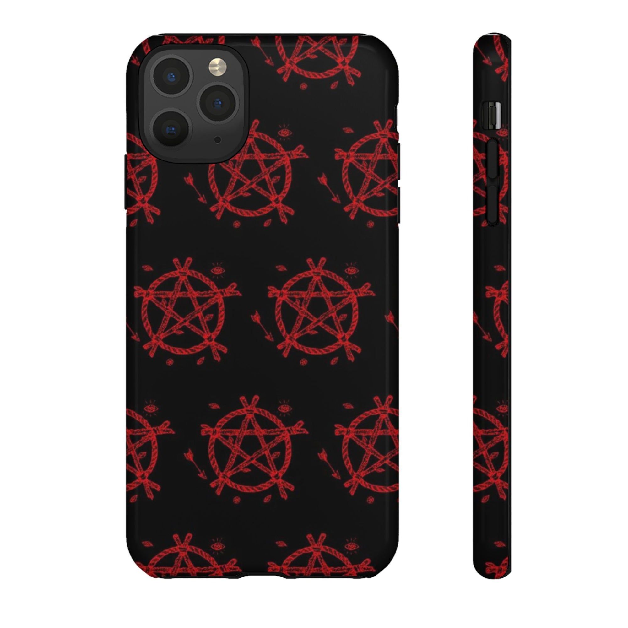 Anarchist iPhone Case, Tough Phone Cover, Punk Style Accessory, Unique Gift for Rebels, Goth Aesthetic Phone Case