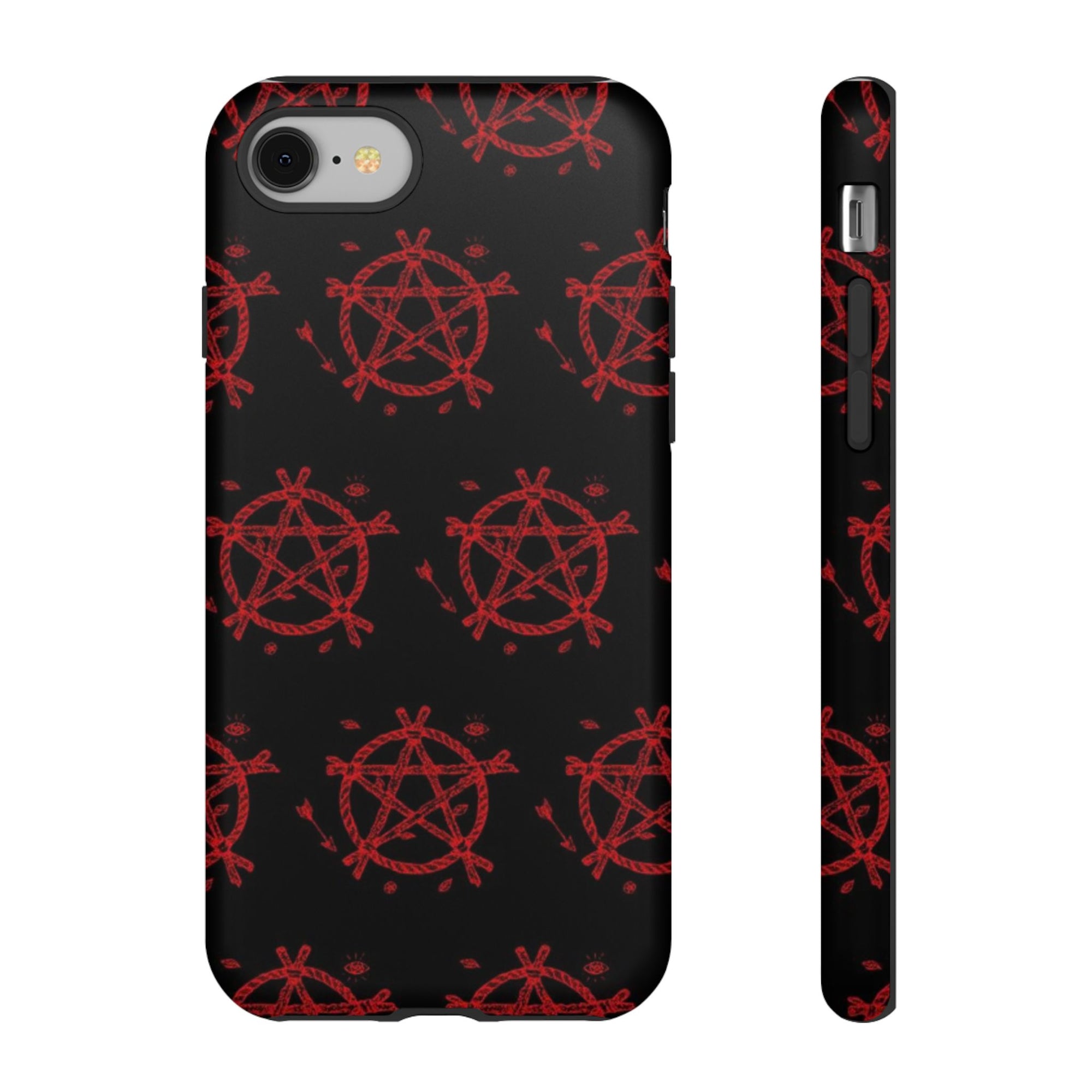 Anarchist iPhone Case, Tough Phone Cover, Punk Style Accessory, Unique Gift for Rebels, Goth Aesthetic Phone Case