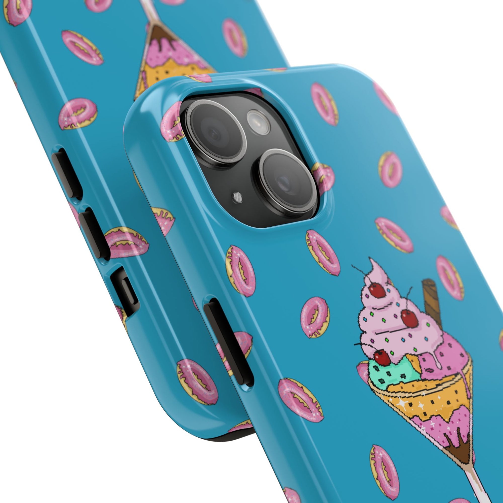 Cute Dessert Phone Cases, Fun iPhone Covers, Quirky Phone Accessories, Donut Lovers Gift, Ice Cream Phone Protector