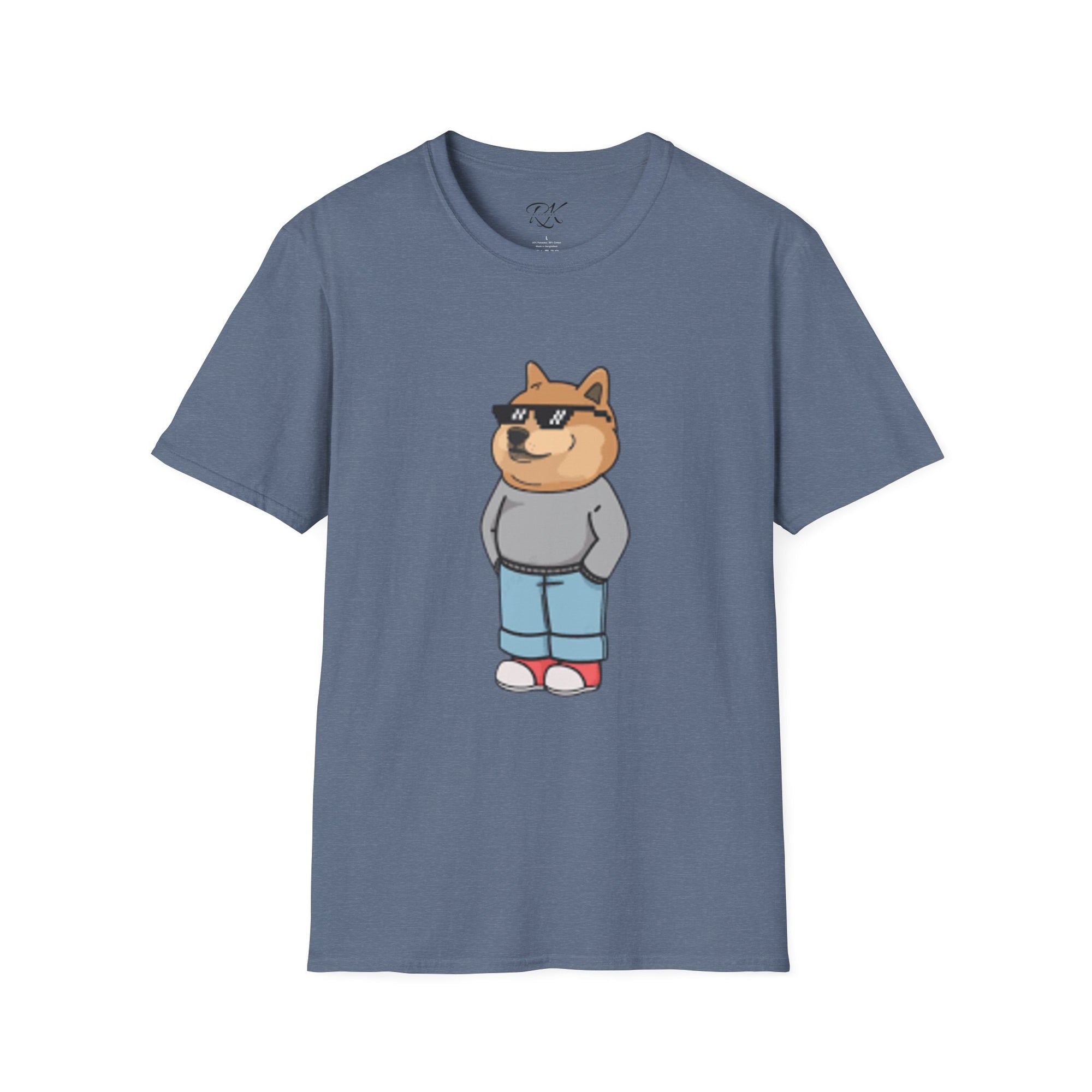 Cool Dog Graphic Tee | Unisex Softstyle T-Shirt, Funny Pet Lover Gift, Dog Dad Shirt, Casual Wear, Gift for Animal Lovers