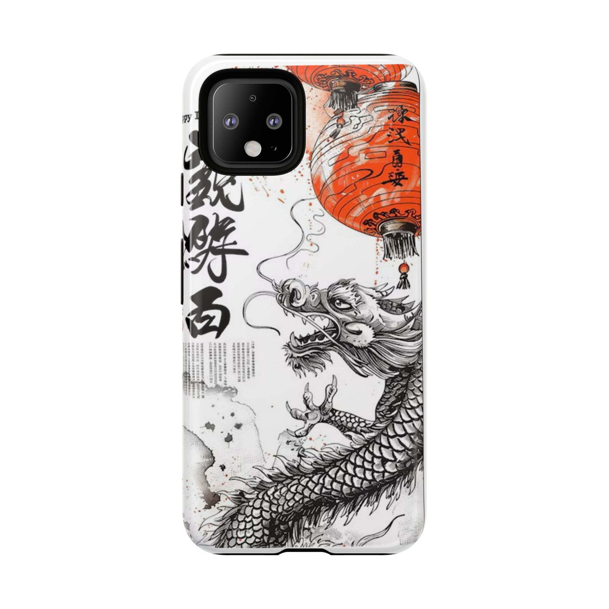 Dragon Design Phone Case, Tough Cases with Chinese Art for Unique Style, Gift for Art Lovers, Phone Protection, Trendy Accessories
