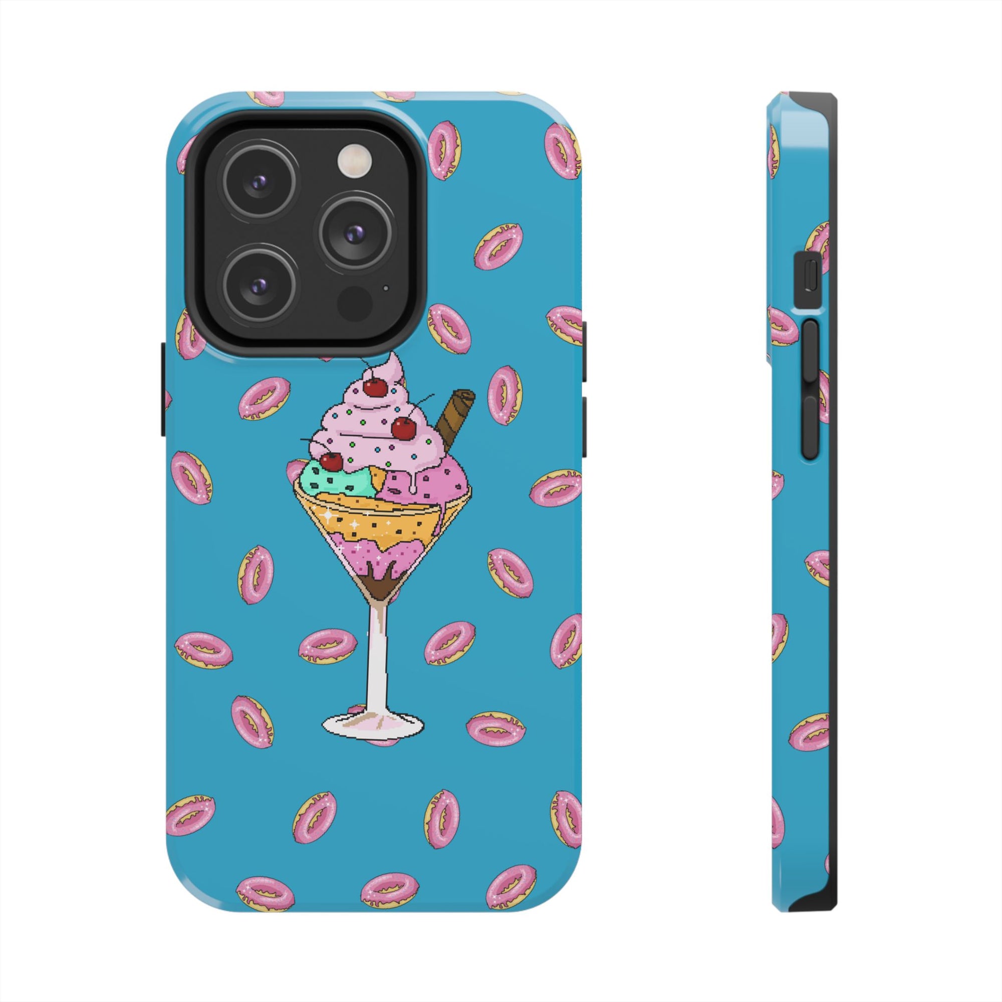 Cute Dessert Phone Cases, Fun iPhone Covers, Quirky Phone Accessories, Donut Lovers Gift, Ice Cream Phone Protector