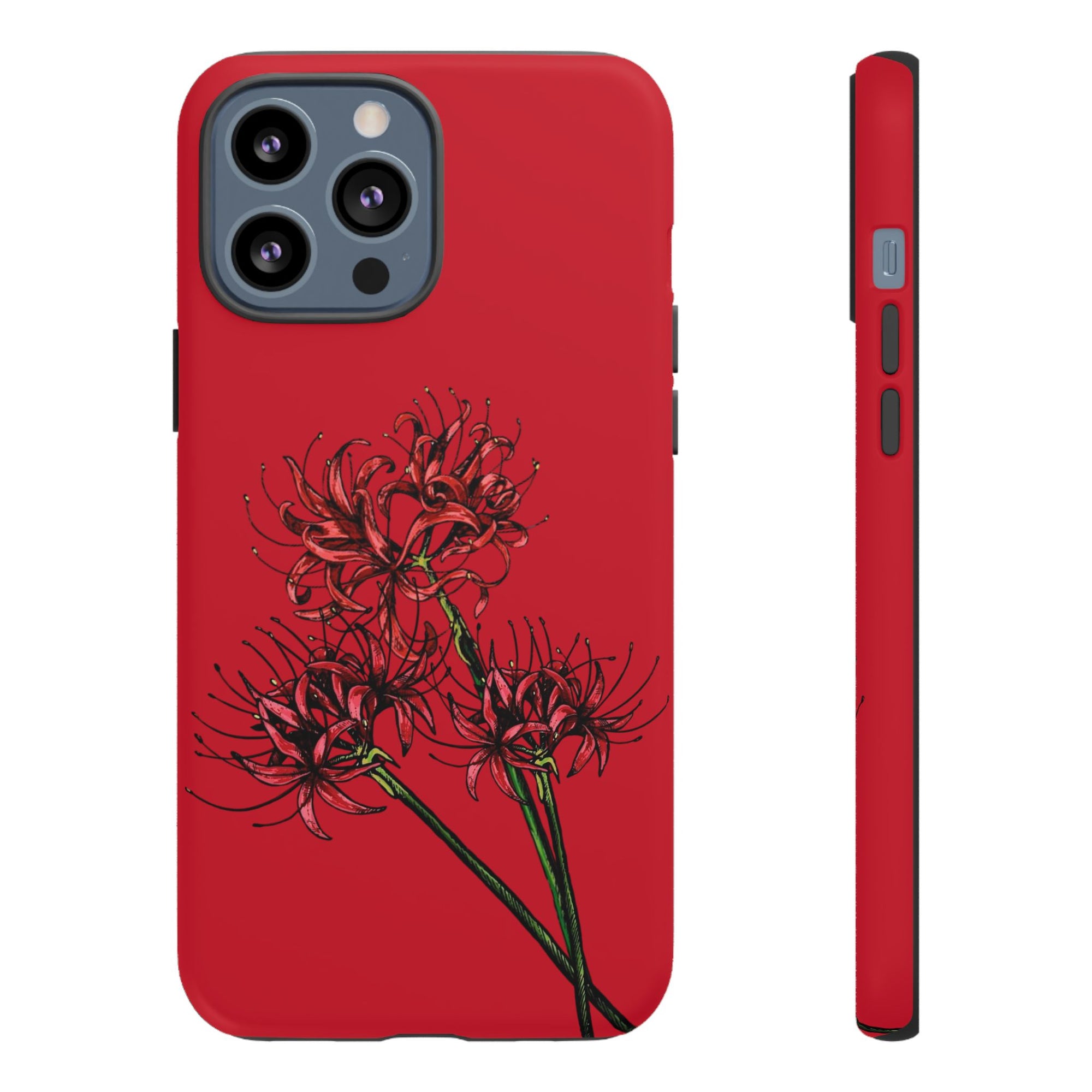 Floral Phone Case, Cute Durable Case for Plants Lovers, Stylish Tech Accessories, Gift for Her, Autumn Decor