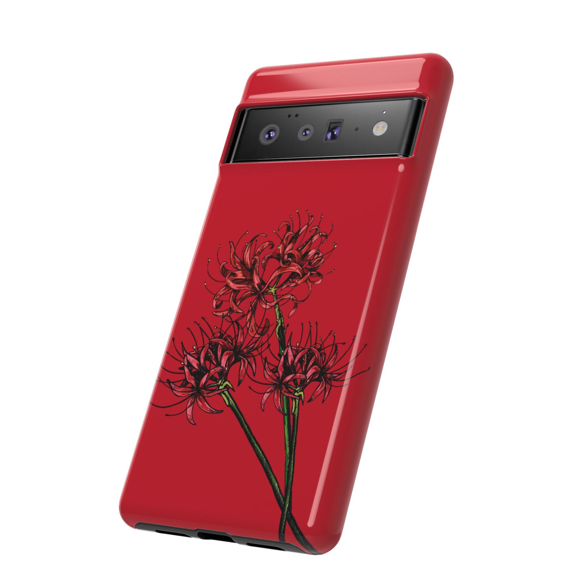 Floral Phone Case, Cute Durable Case for Plants Lovers, Stylish Tech Accessories, Gift for Her, Autumn Decor