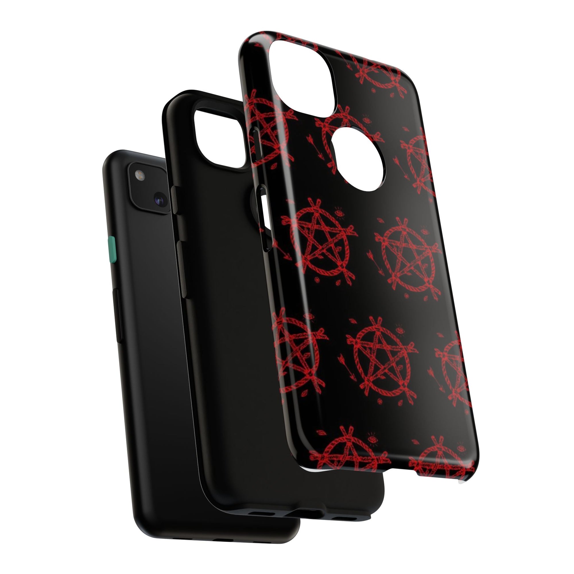 Anarchist iPhone Case, Tough Phone Cover, Punk Style Accessory, Unique Gift for Rebels, Goth Aesthetic Phone Case