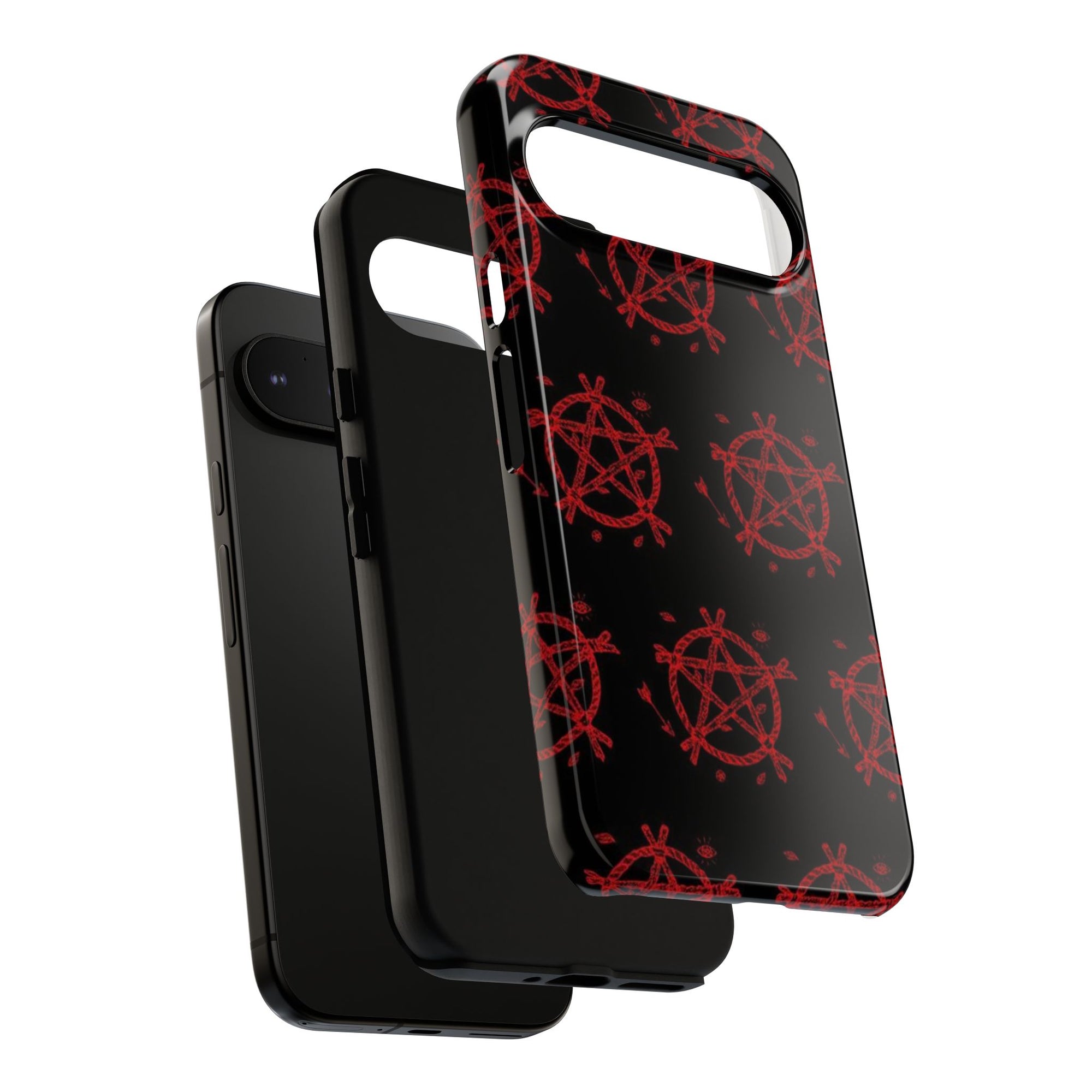 Anarchist iPhone Case, Tough Phone Cover, Punk Style Accessory, Unique Gift for Rebels, Goth Aesthetic Phone Case