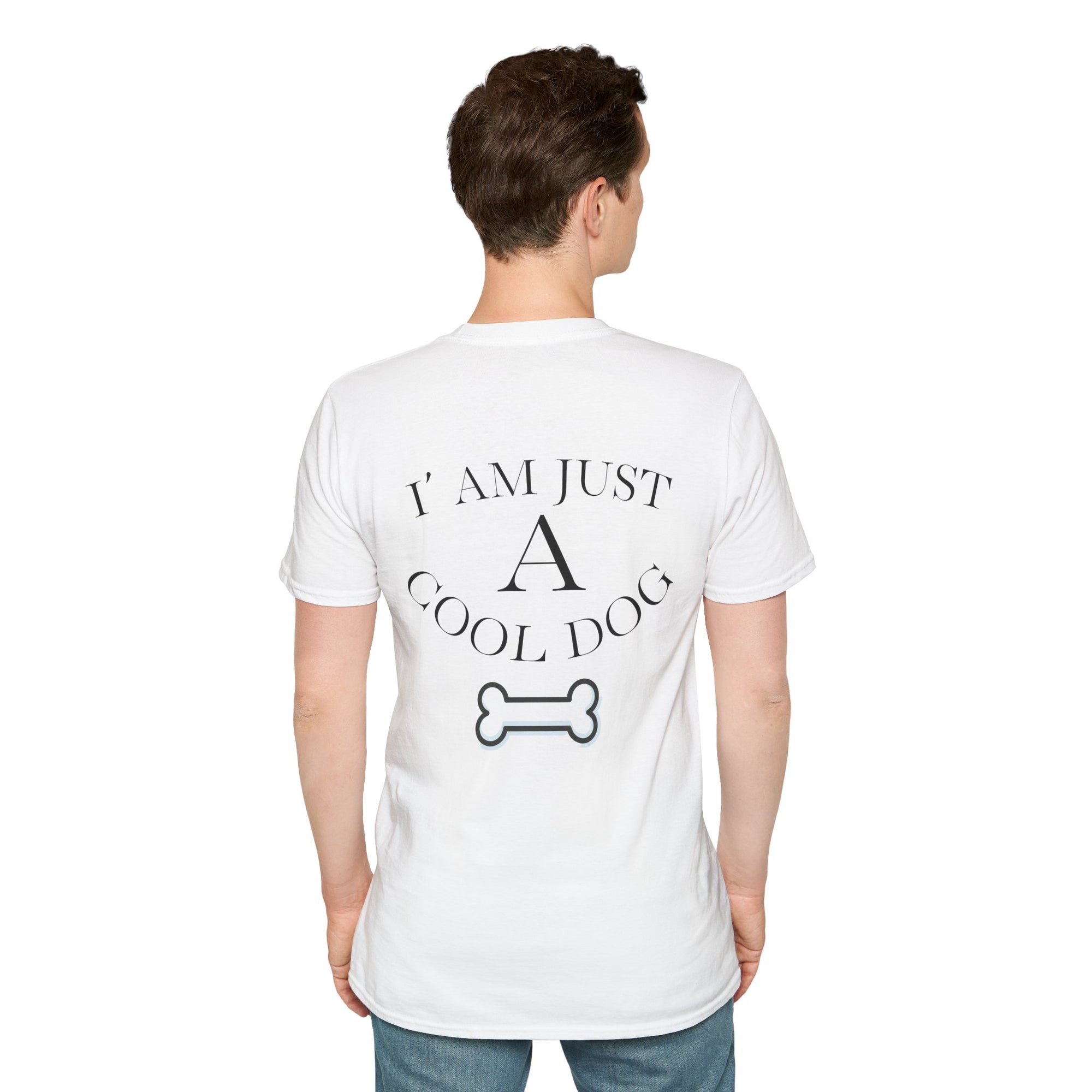 Cool Dog Graphic Tee | Unisex Softstyle T-Shirt, Funny Pet Lover Gift, Dog Dad Shirt, Casual Wear, Gift for Animal Lovers