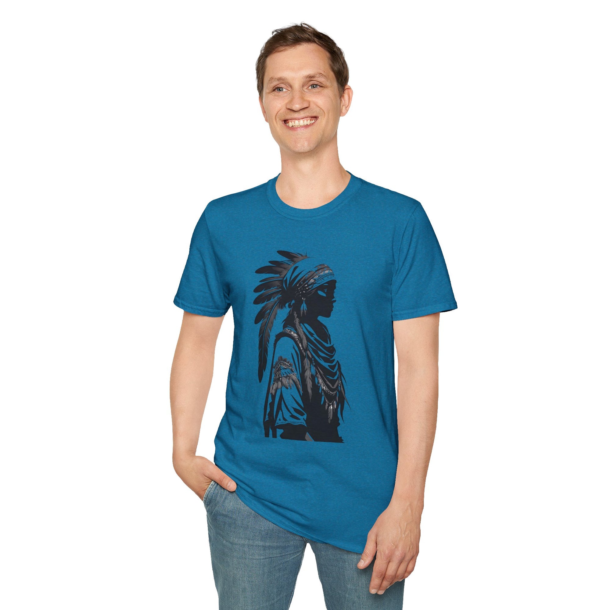Bohemian Native Style T-Shirt, Comfortable Graphic Tee, Unisex Casual Wear, Gift for Culture Lovers, Perfect for Festivals, Everyday Style