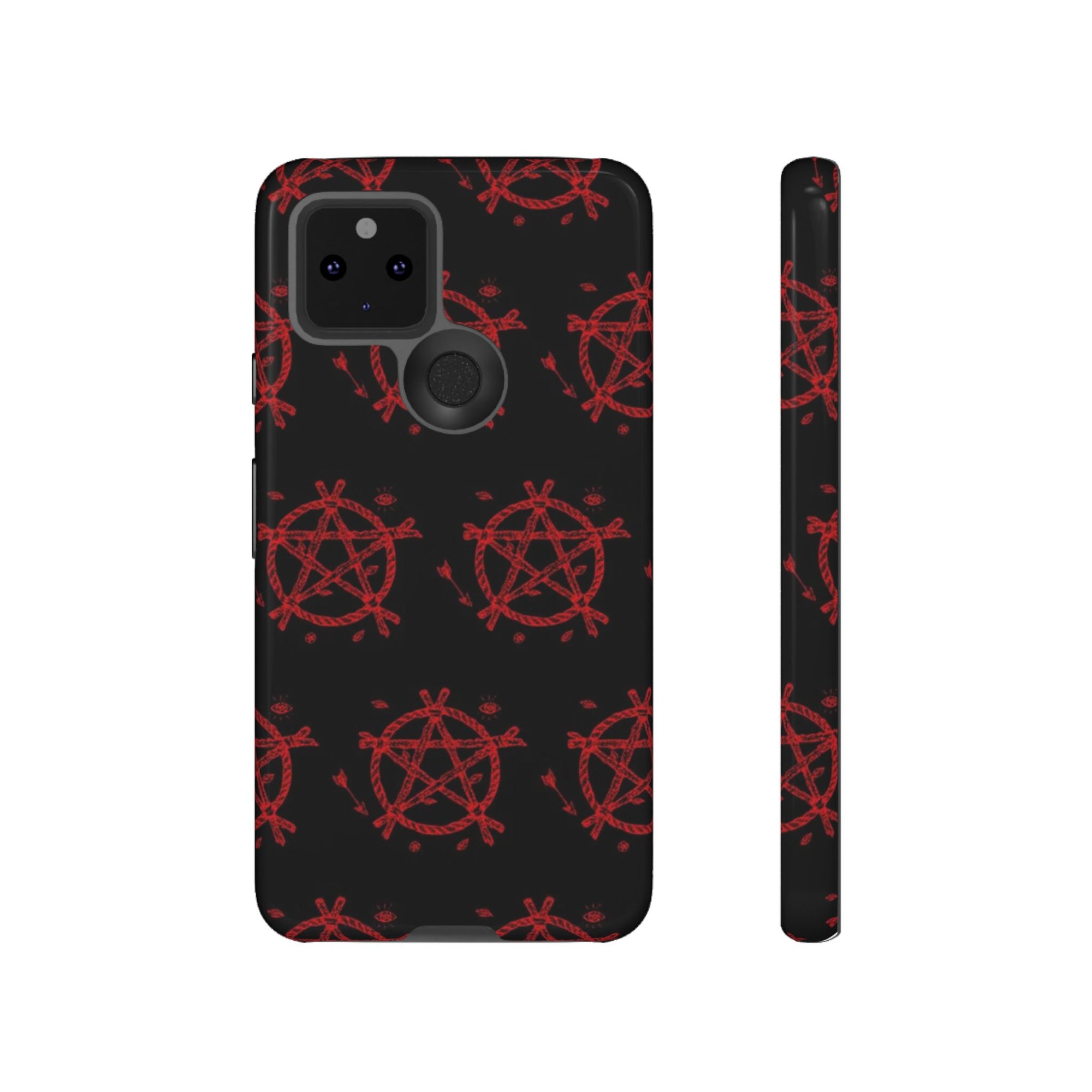 Anarchist iPhone Case, Tough Phone Cover, Punk Style Accessory, Unique Gift for Rebels, Goth Aesthetic Phone Case