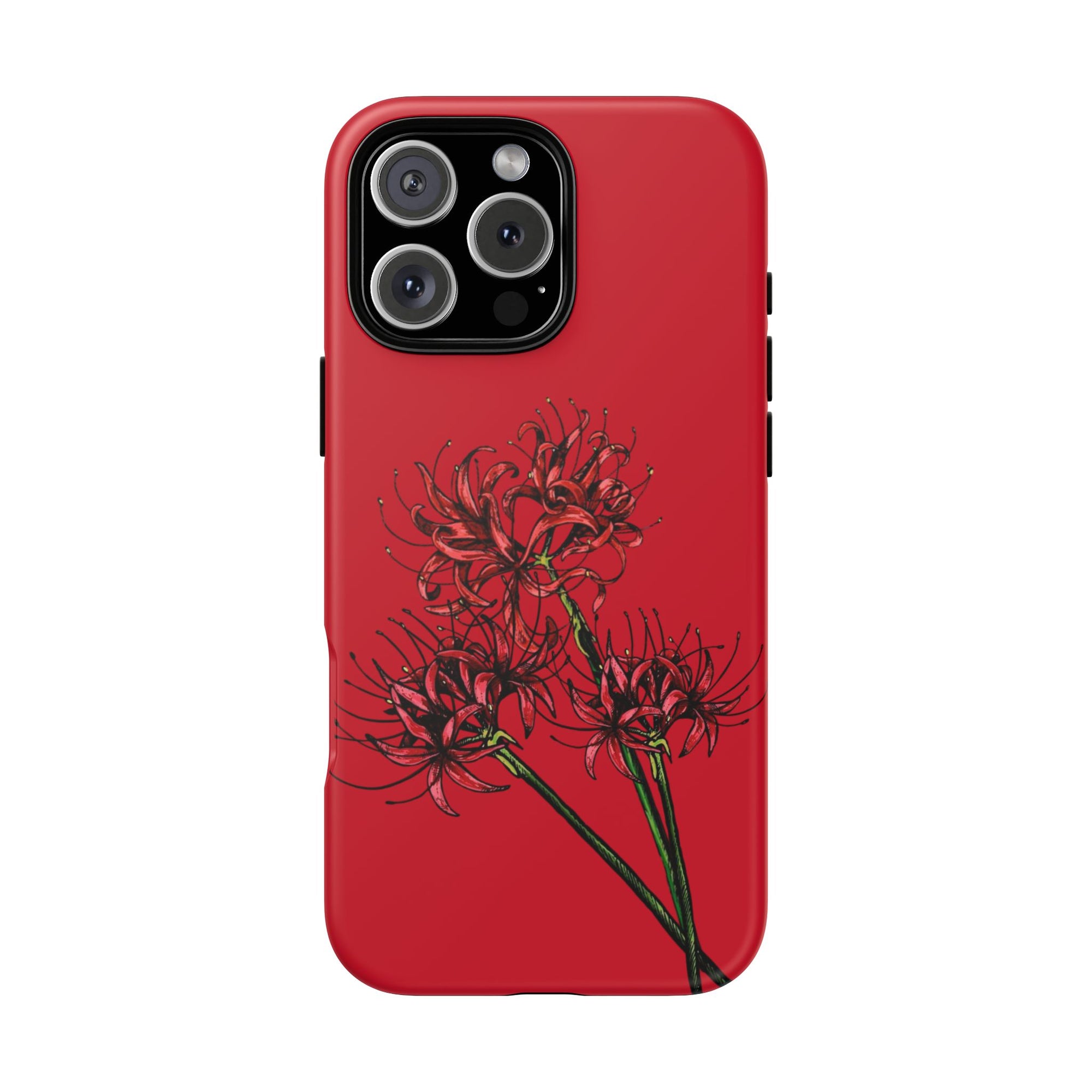 Floral Phone Case, Cute Durable Case for Plants Lovers, Stylish Tech Accessories, Gift for Her, Autumn Decor