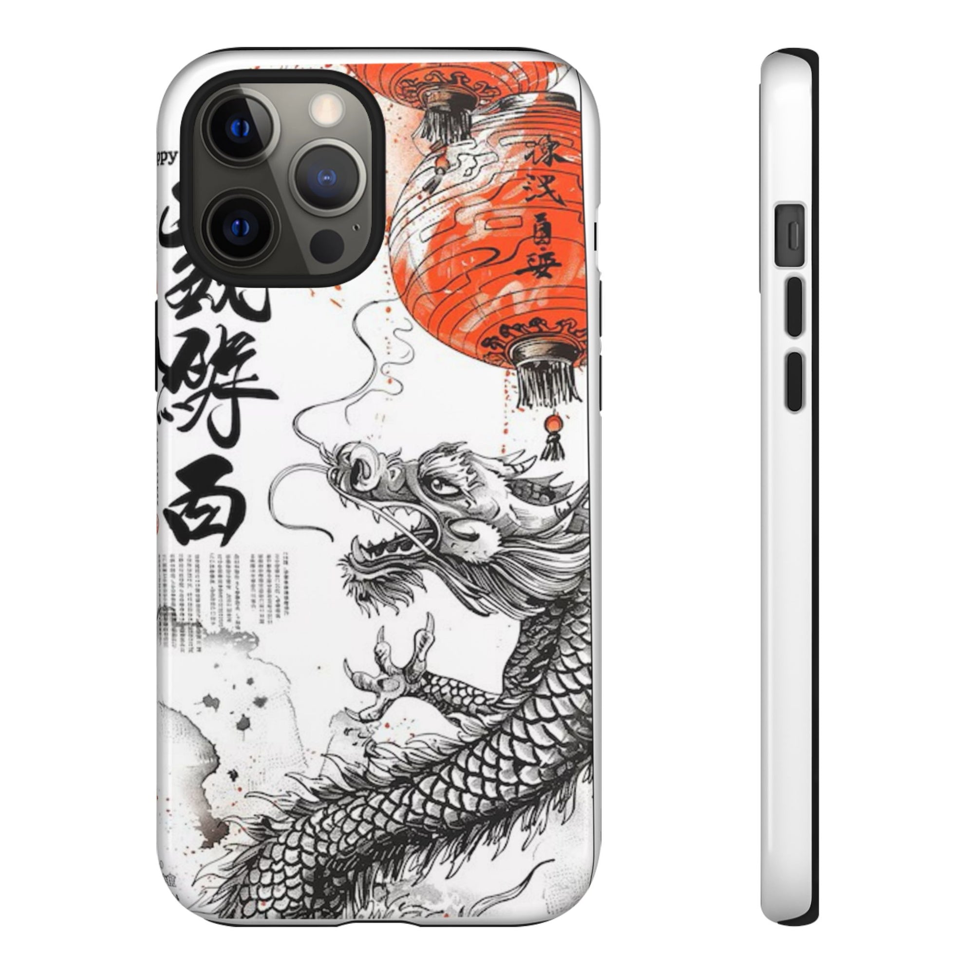 Dragon Design Phone Case, Tough Cases with Chinese Art for Unique Style, Gift for Art Lovers, Phone Protection, Trendy Accessories