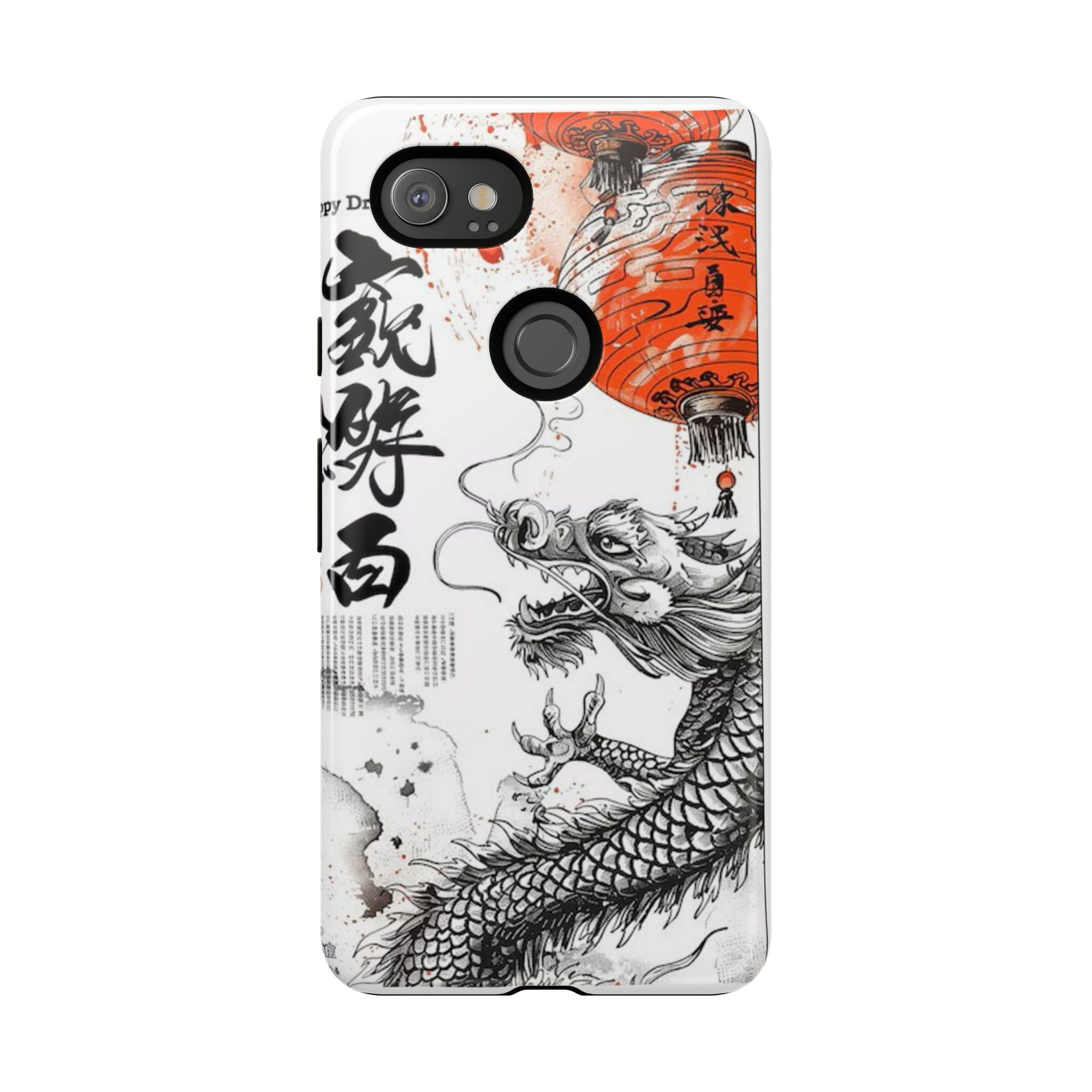 Dragon Design Phone Case, Tough Cases with Chinese Art for Unique Style, Gift for Art Lovers, Phone Protection, Trendy Accessories