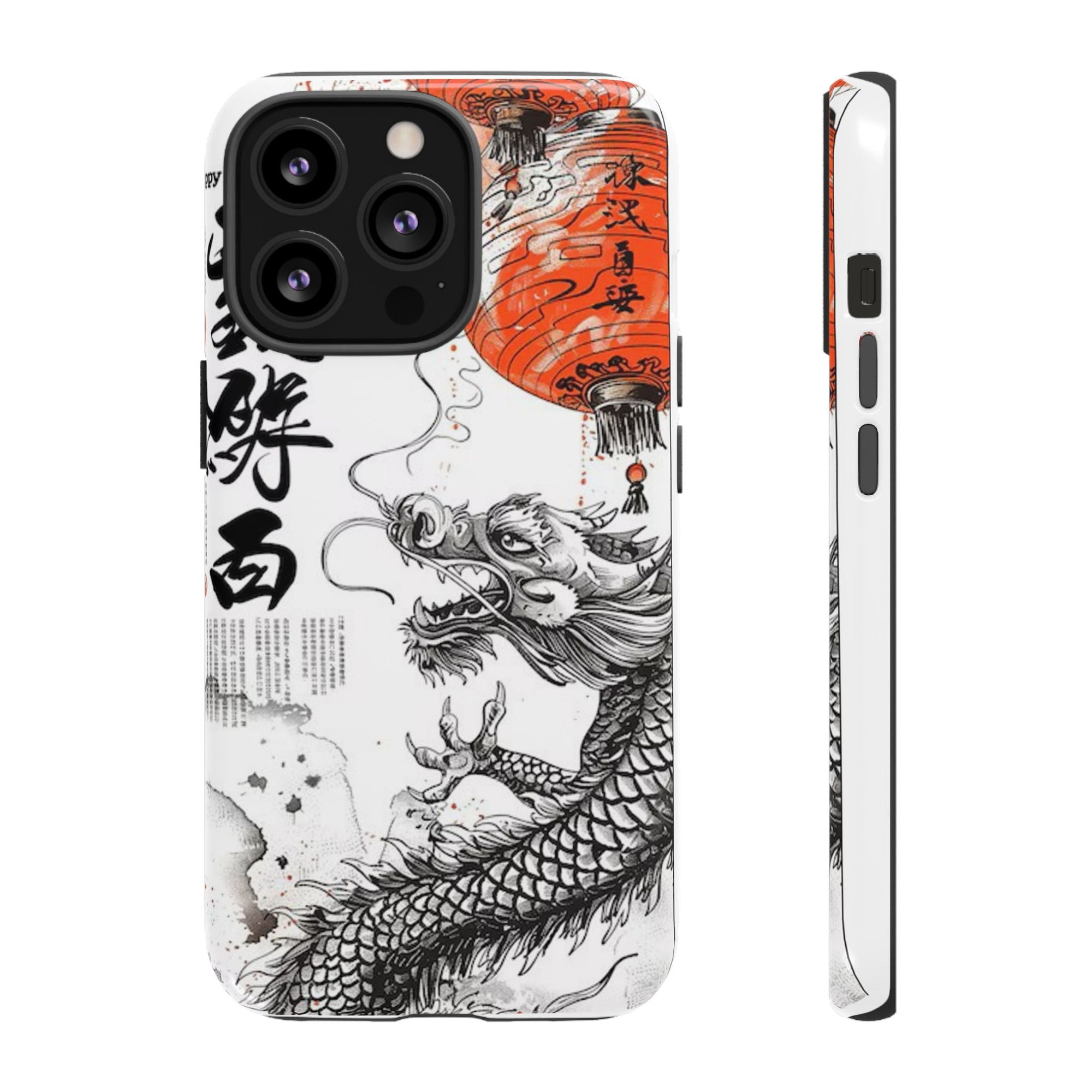 Dragon Design Phone Case, Tough Cases with Chinese Art for Unique Style, Gift for Art Lovers, Phone Protection, Trendy Accessories