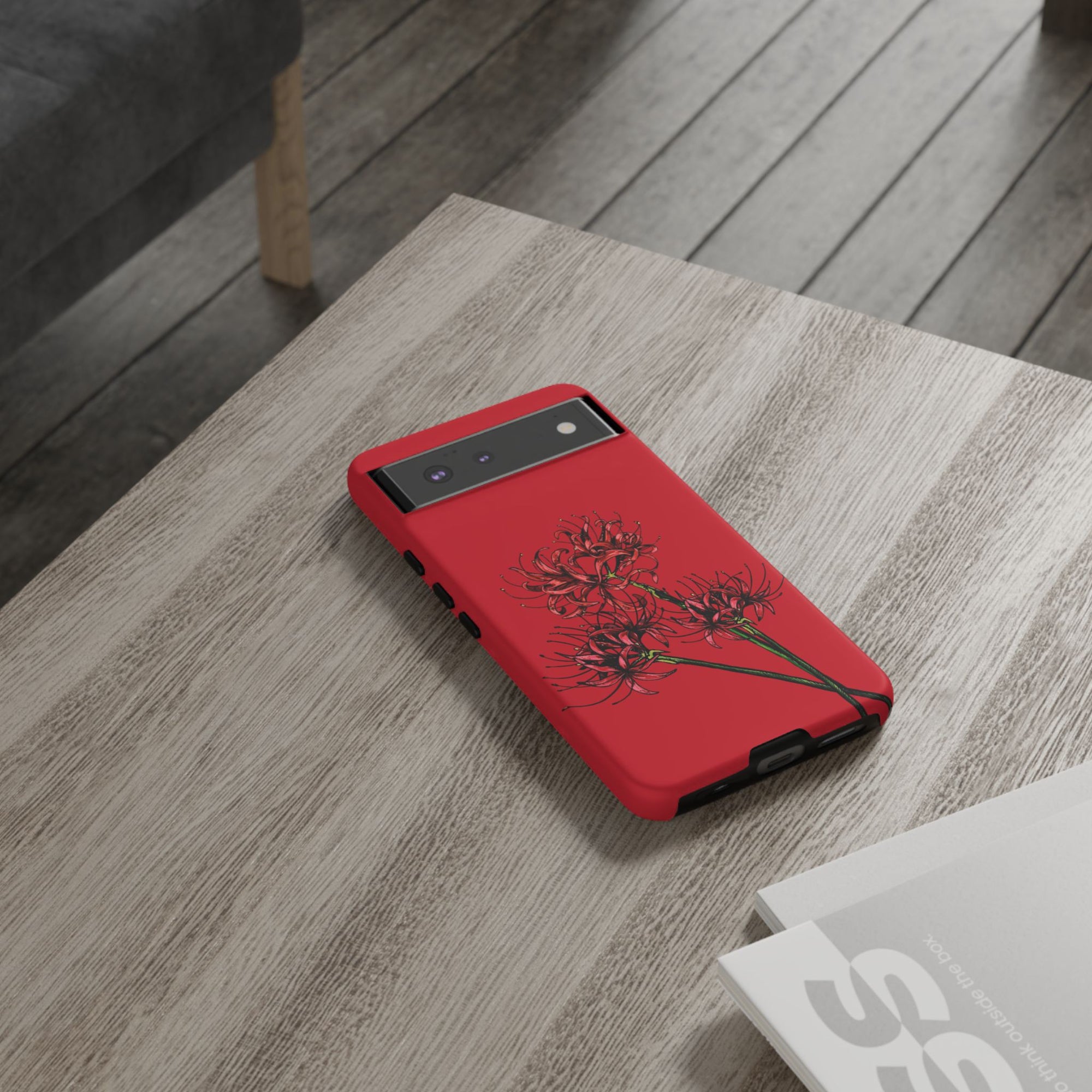 Floral Phone Case, Cute Durable Case for Plants Lovers, Stylish Tech Accessories, Gift for Her, Autumn Decor