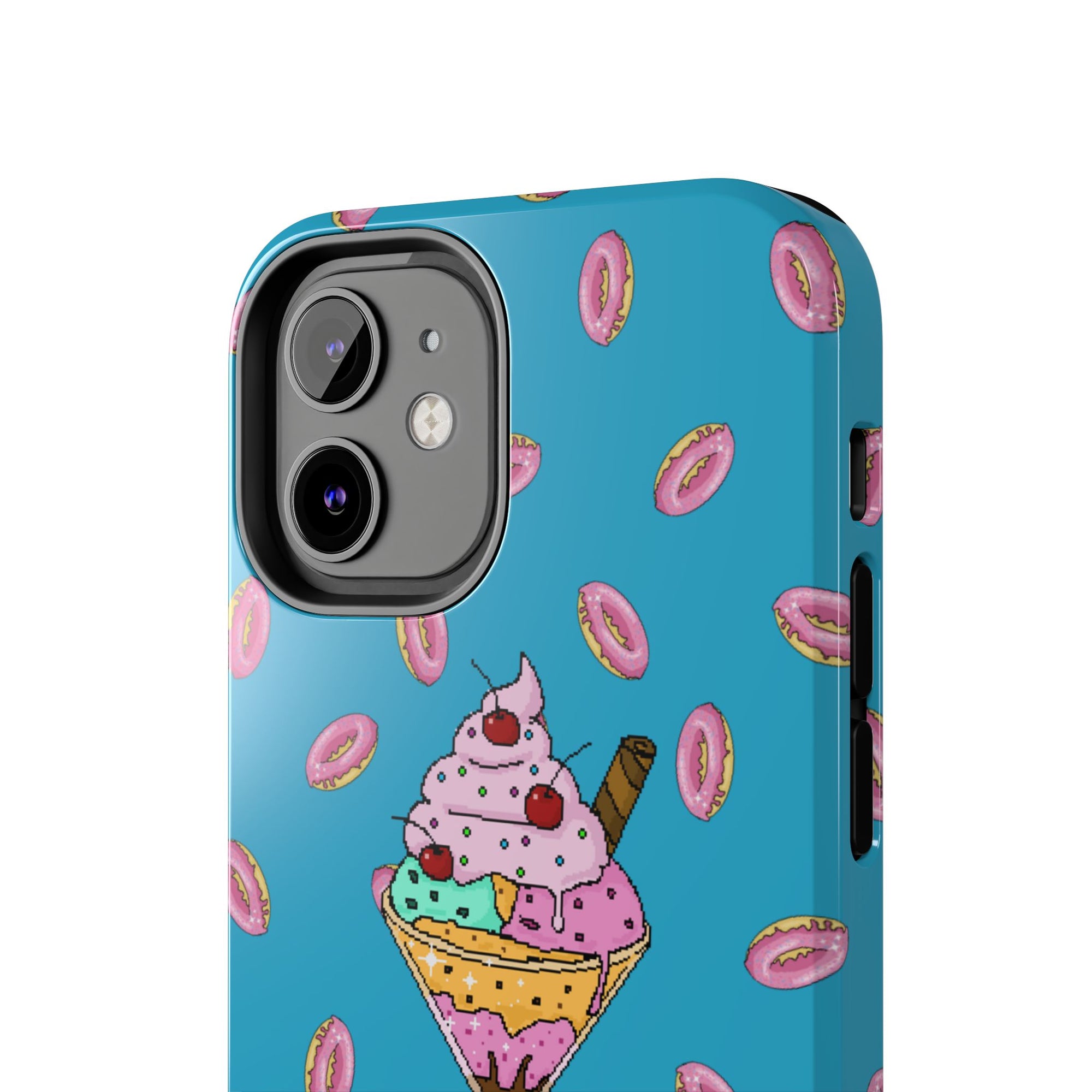 Cute Dessert Phone Cases, Fun iPhone Covers, Quirky Phone Accessories, Donut Lovers Gift, Ice Cream Phone Protector