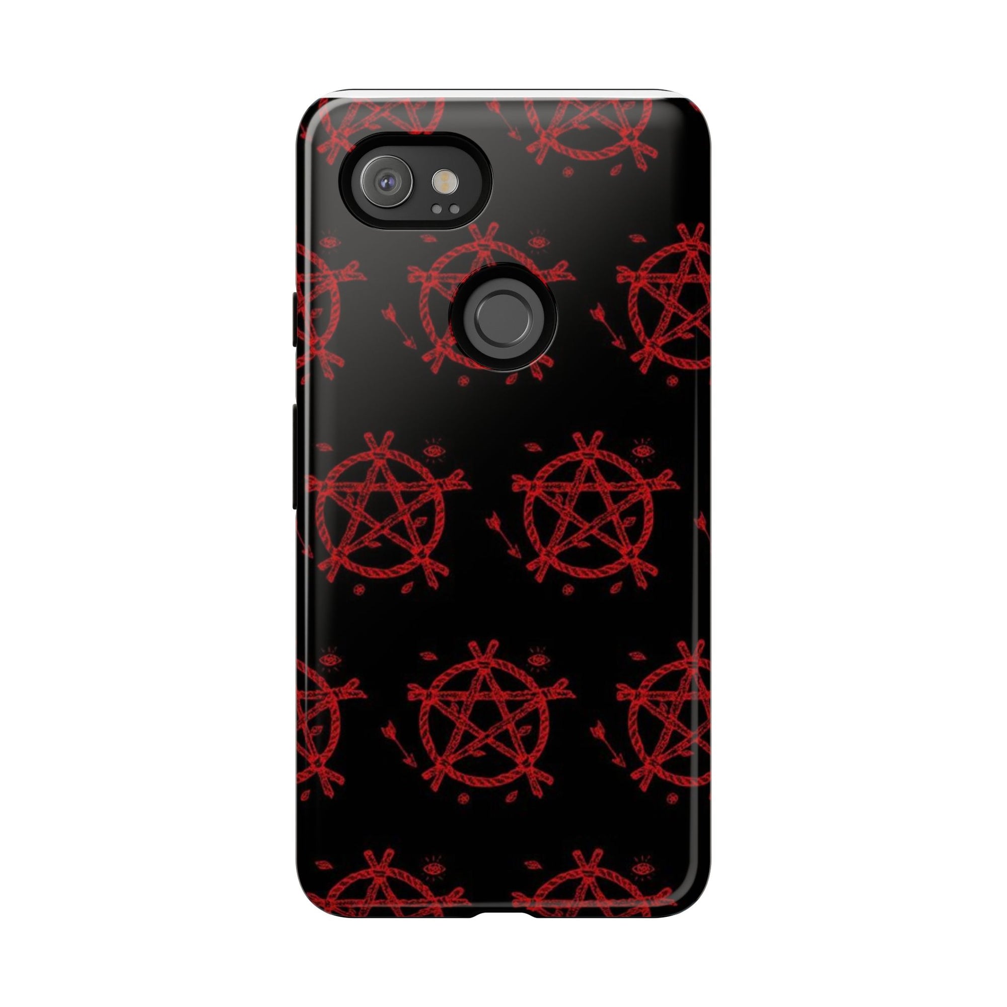 Anarchist iPhone Case, Tough Phone Cover, Punk Style Accessory, Unique Gift for Rebels, Goth Aesthetic Phone Case