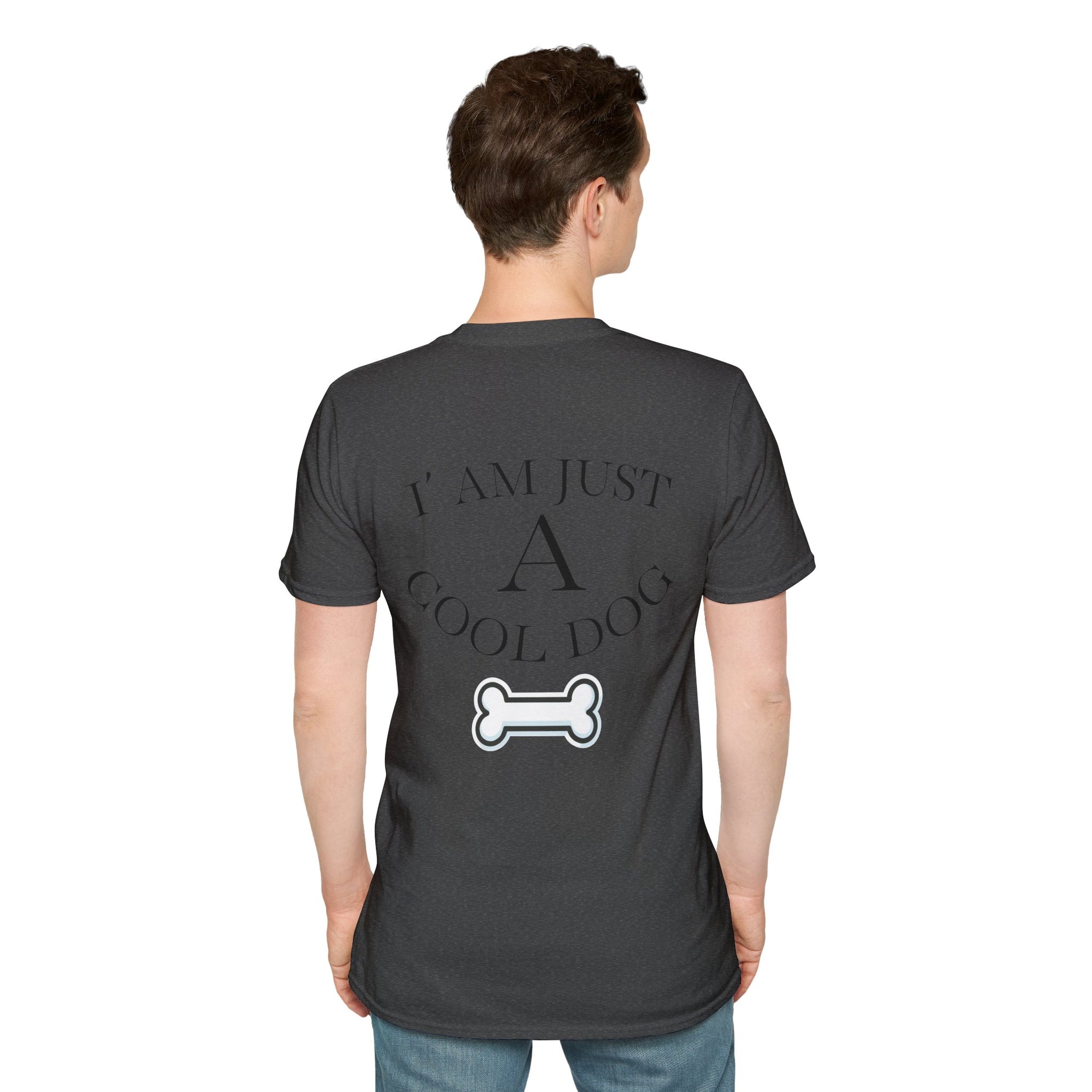 Cool Dog Graphic Tee | Unisex Softstyle T-Shirt, Funny Pet Lover Gift, Dog Dad Shirt, Casual Wear, Gift for Animal Lovers