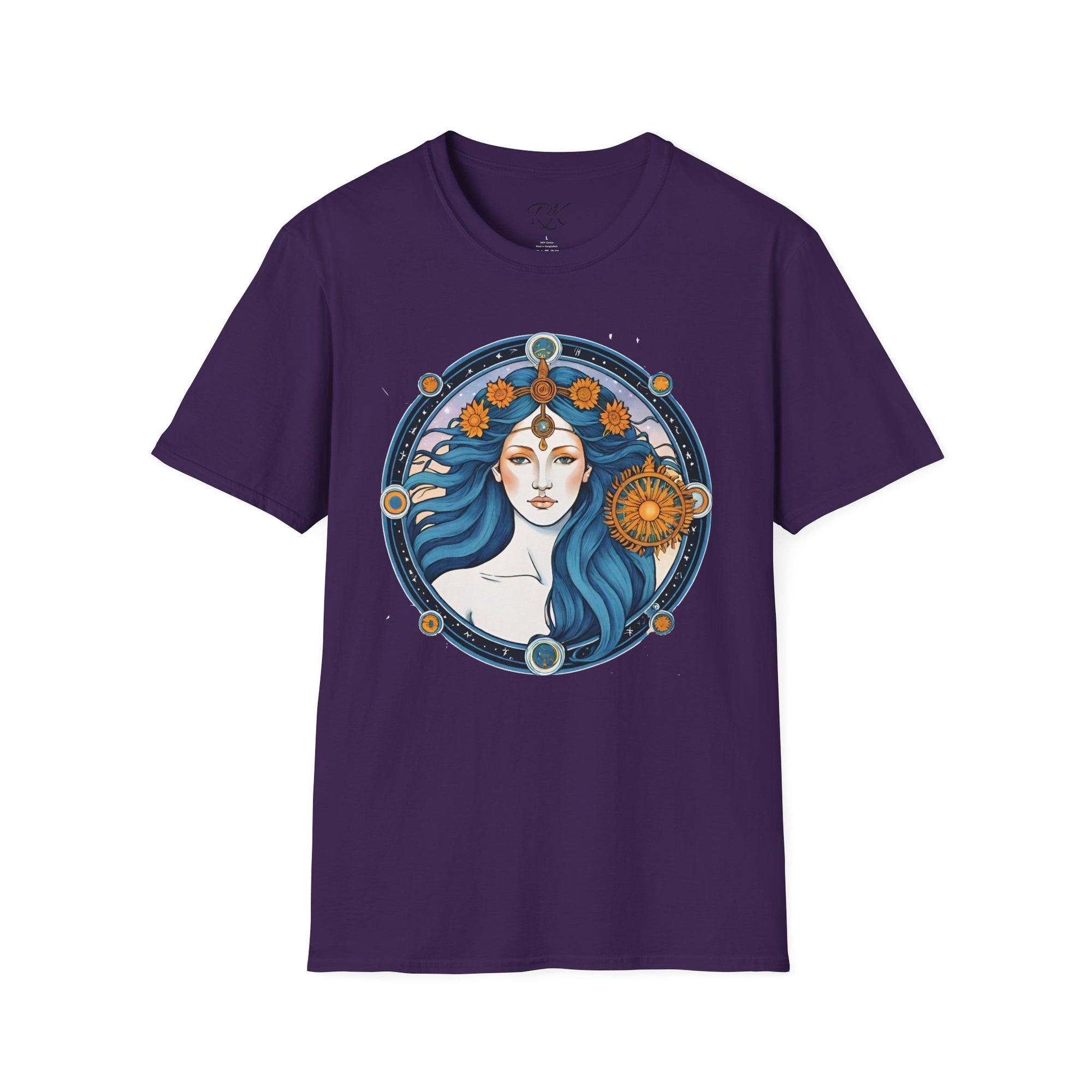 Celestial Goddess Unisex T-Shirt, Bohemian Tee, Astrology Shirt, Gift for Her, Spiritual Fashion, Horoscope Apparel