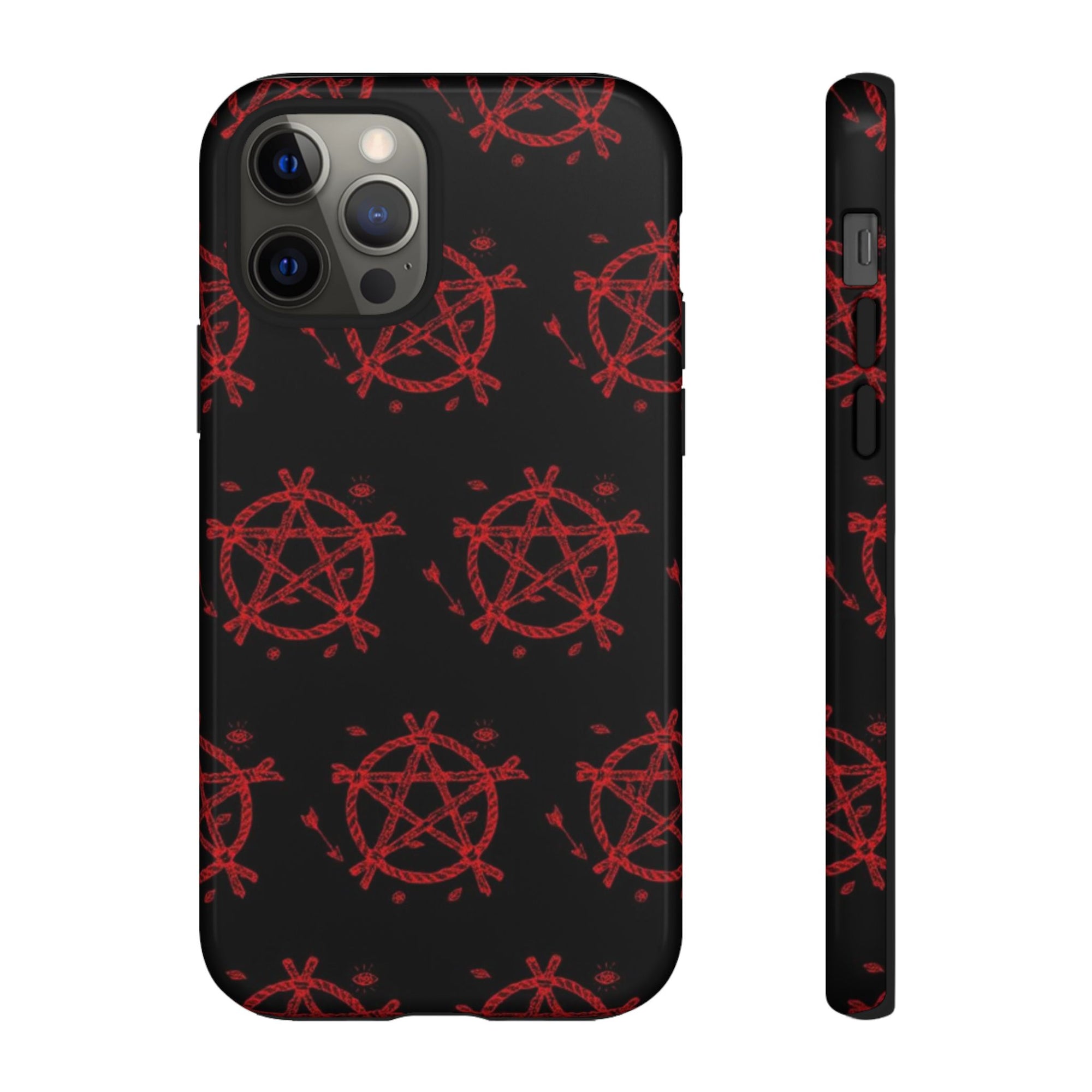 Anarchist iPhone Case, Tough Phone Cover, Punk Style Accessory, Unique Gift for Rebels, Goth Aesthetic Phone Case