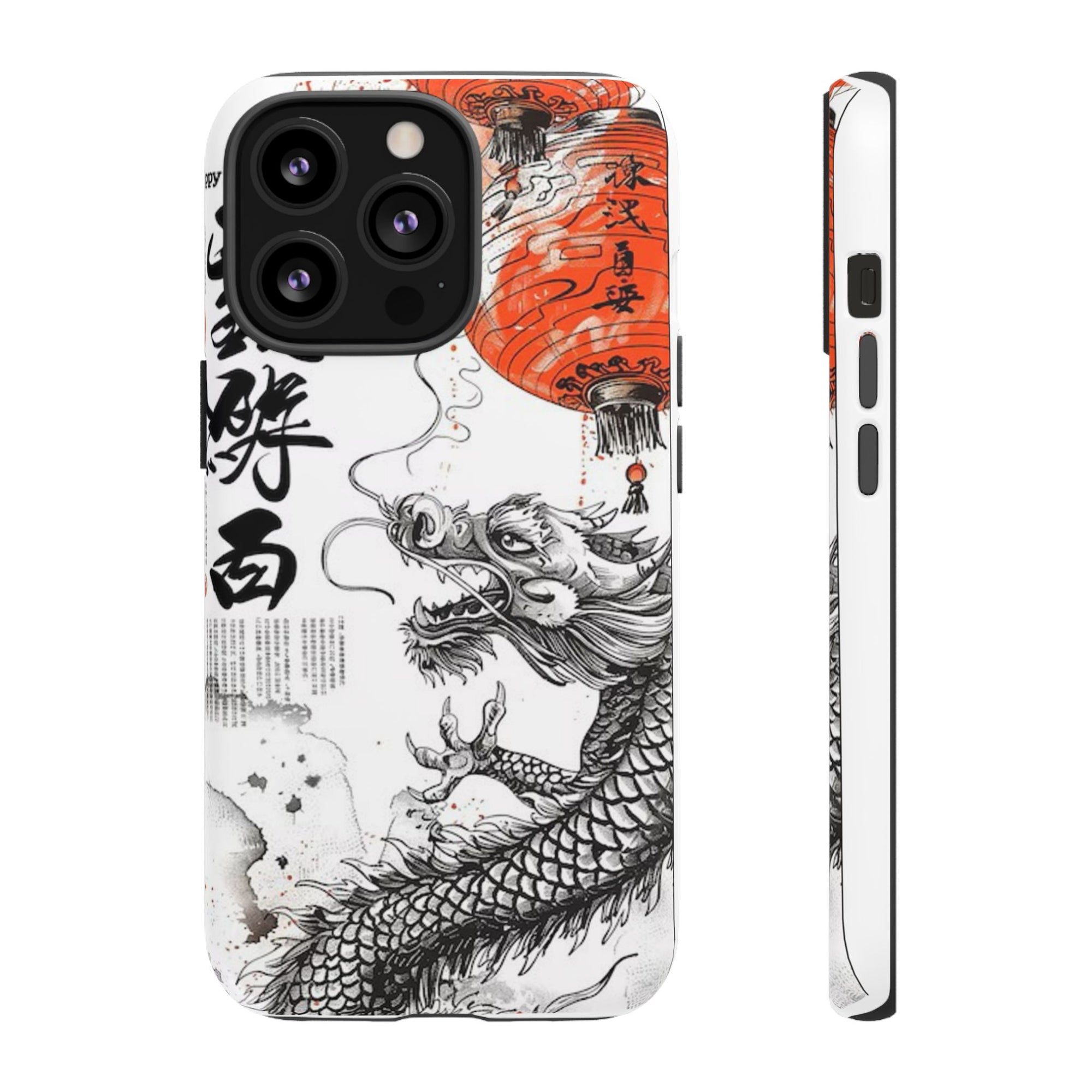 Dragon Design Phone Case, Tough Cases with Chinese Art for Unique Style, Gift for Art Lovers, Phone Protection, Trendy Accessories