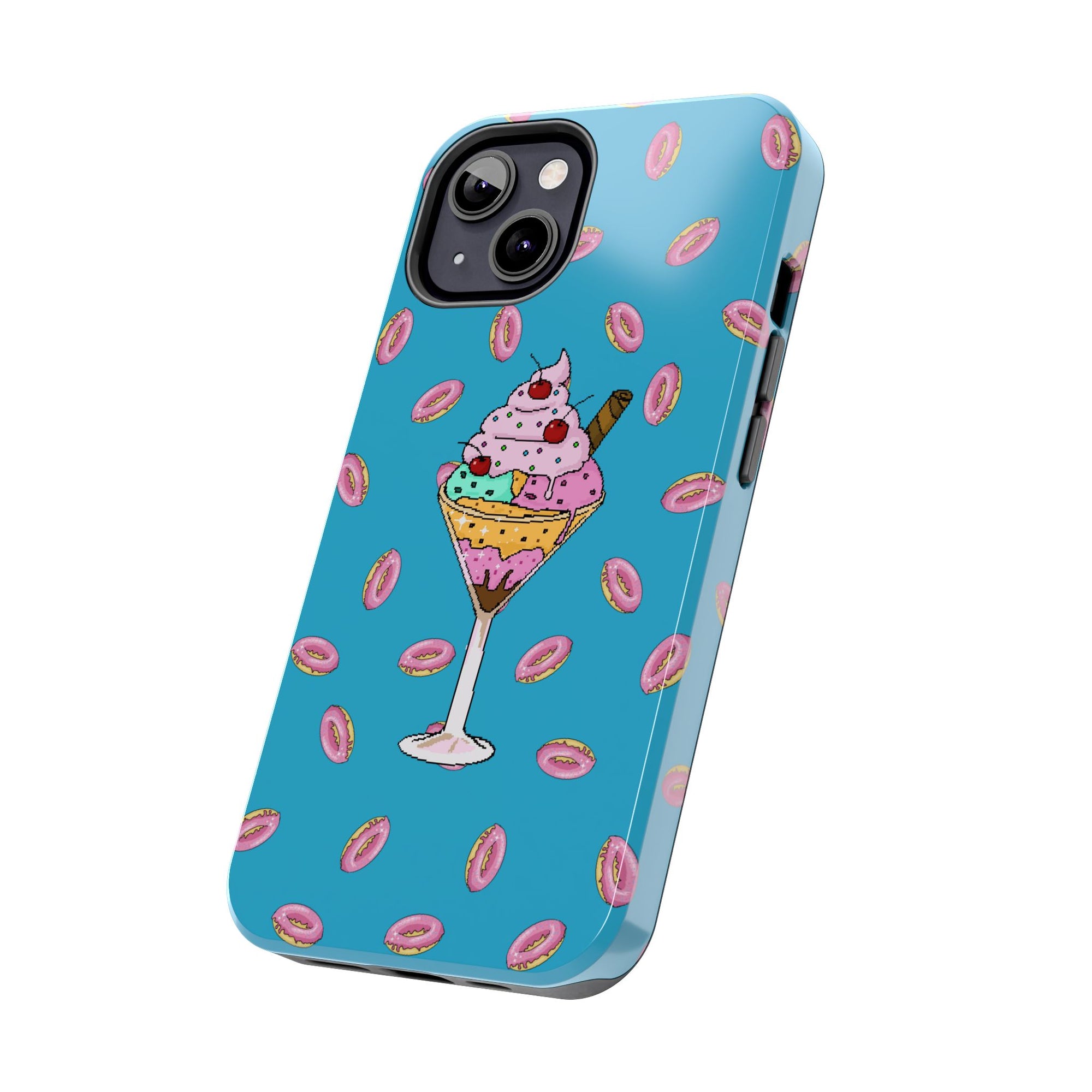 Cute Dessert Phone Cases, Fun iPhone Covers, Quirky Phone Accessories, Donut Lovers Gift, Ice Cream Phone Protector