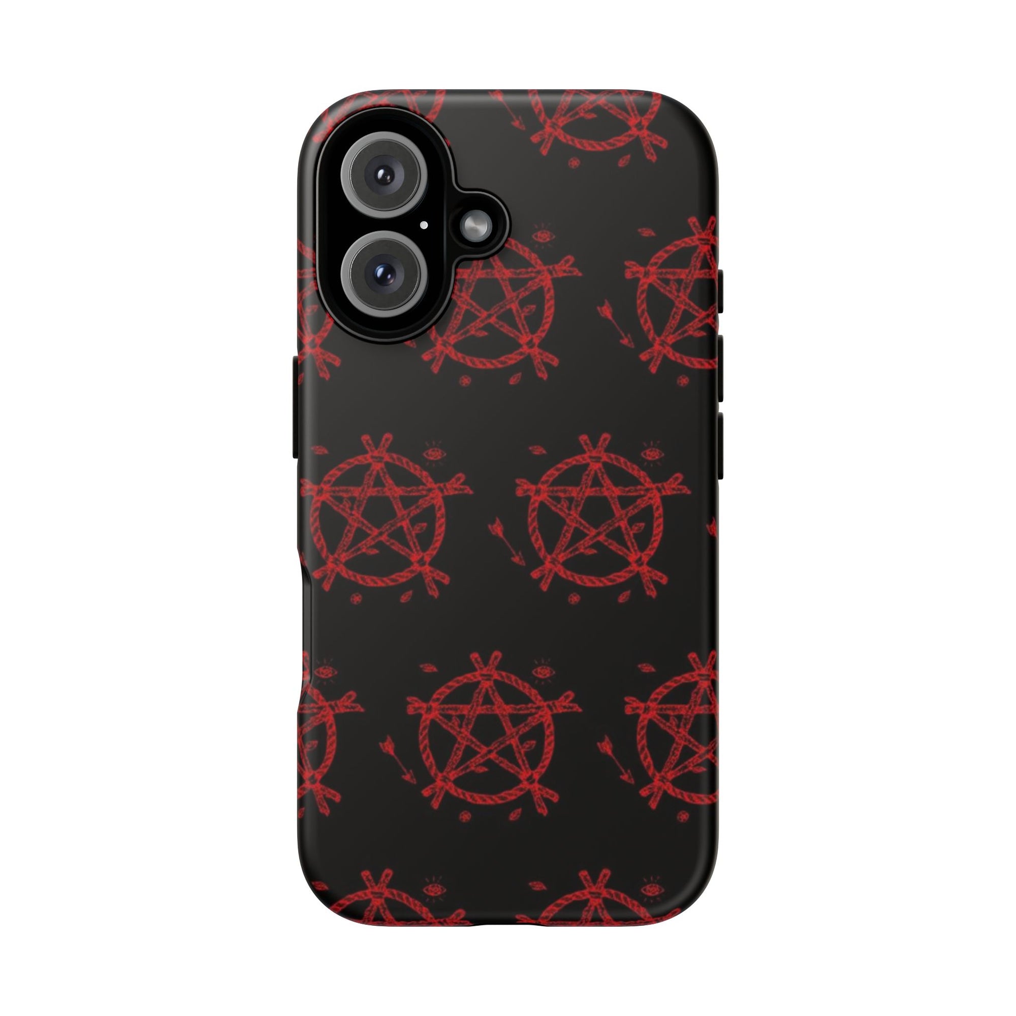 Anarchist iPhone Case, Tough Phone Cover, Punk Style Accessory, Unique Gift for Rebels, Goth Aesthetic Phone Case