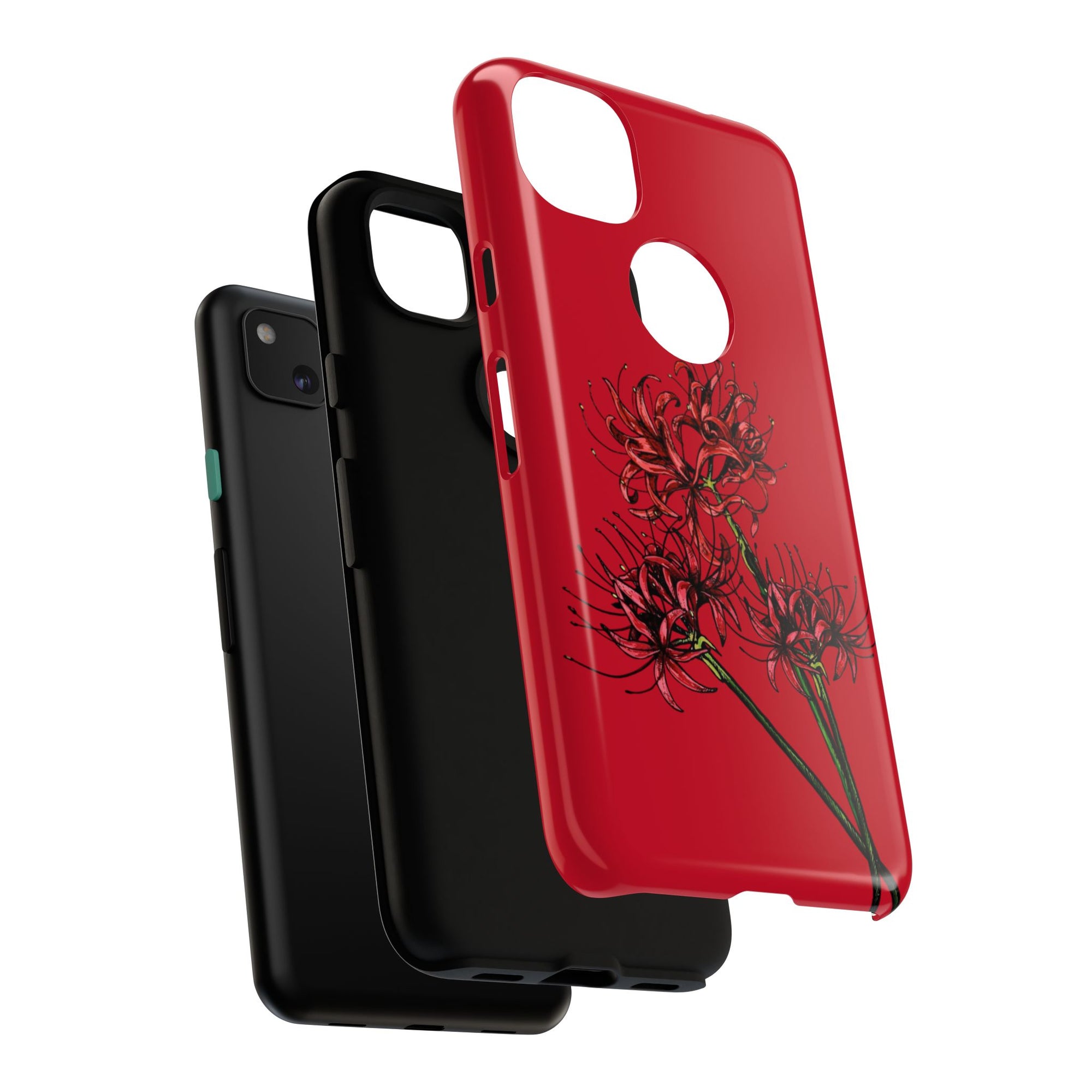 Floral Phone Case, Cute Durable Case for Plants Lovers, Stylish Tech Accessories, Gift for Her, Autumn Decor