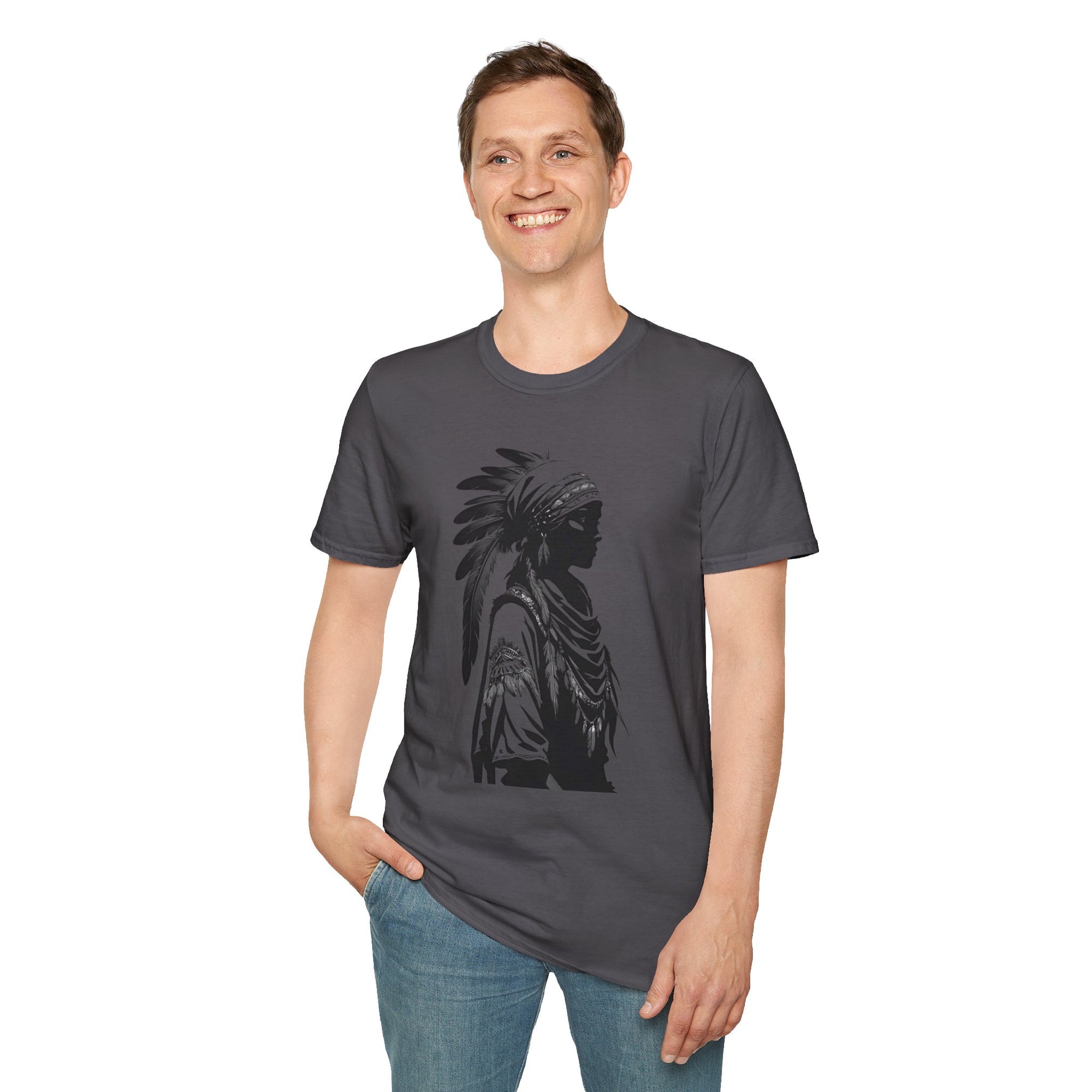 Bohemian Native Style T-Shirt, Comfortable Graphic Tee, Unisex Casual Wear, Gift for Culture Lovers, Perfect for Festivals, Everyday Style