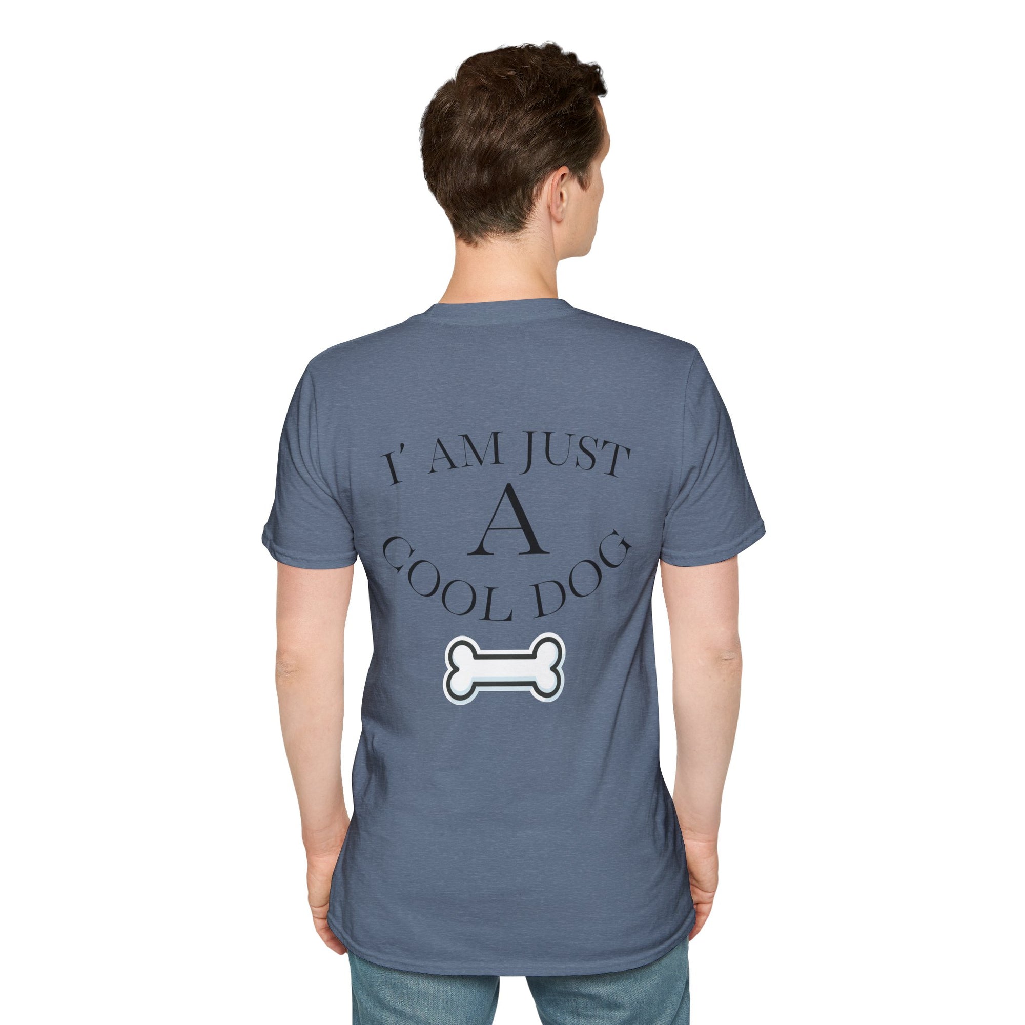 Cool Dog Graphic Tee | Unisex Softstyle T-Shirt, Funny Pet Lover Gift, Dog Dad Shirt, Casual Wear, Gift for Animal Lovers