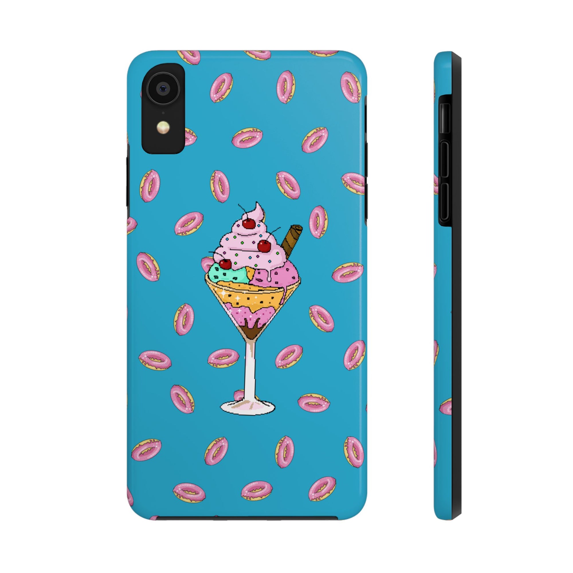 Cute Dessert Phone Cases, Fun iPhone Covers, Quirky Phone Accessories, Donut Lovers Gift, Ice Cream Phone Protector