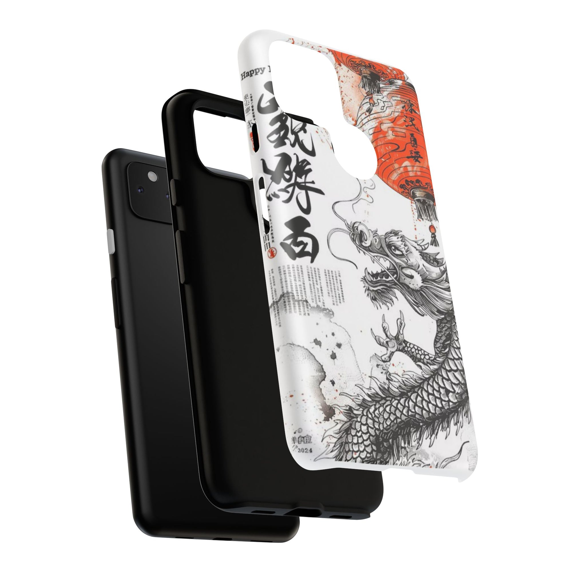 Dragon Design Phone Case, Tough Cases with Chinese Art for Unique Style, Gift for Art Lovers, Phone Protection, Trendy Accessories